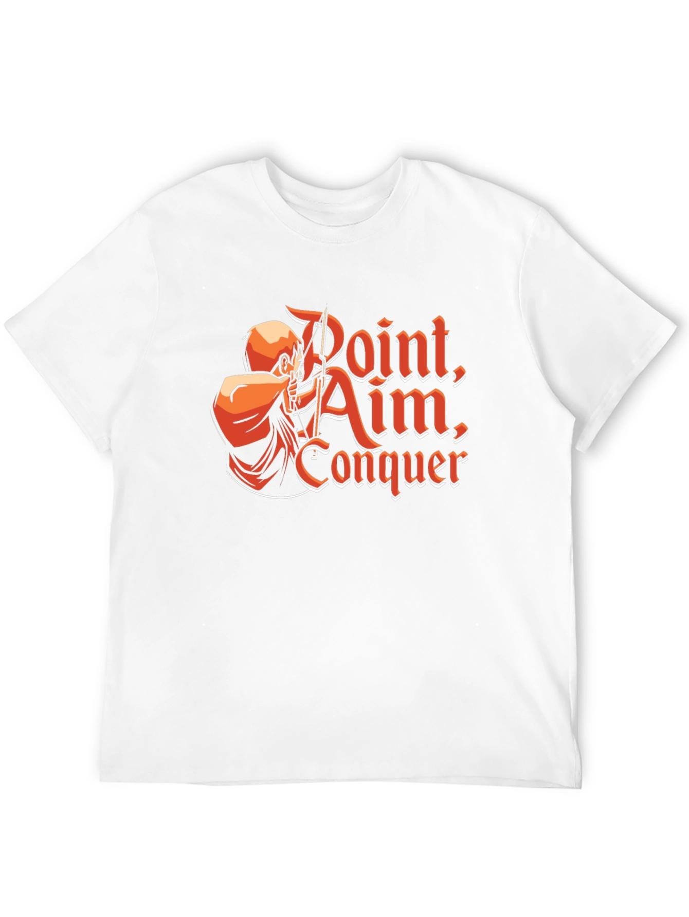 Point Aim Conquer Graphic T-Shirt