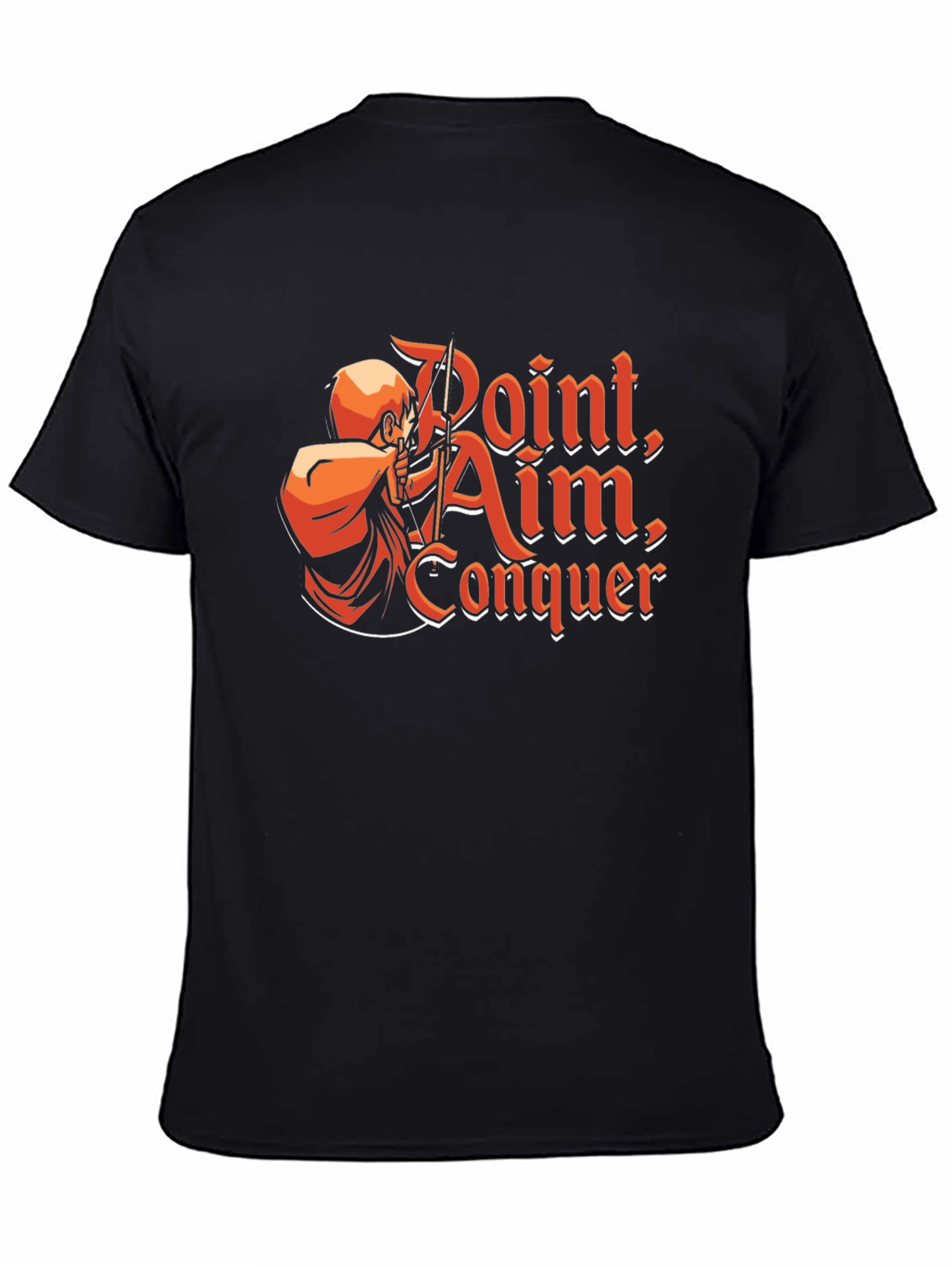 Point Aim Conquer Graphic T-Shirt