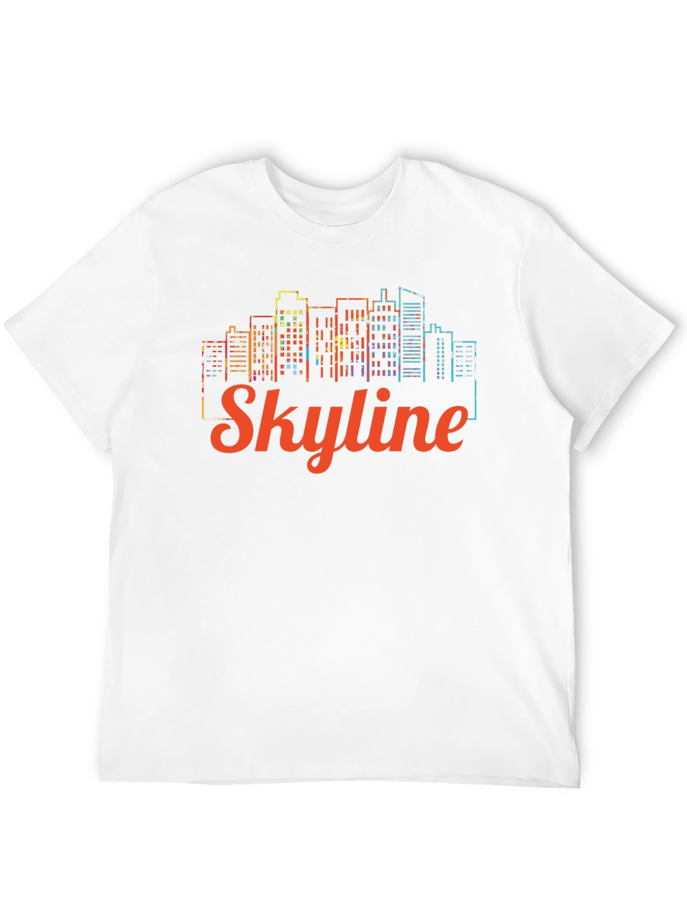 Colorful Skyline Graphic Tee