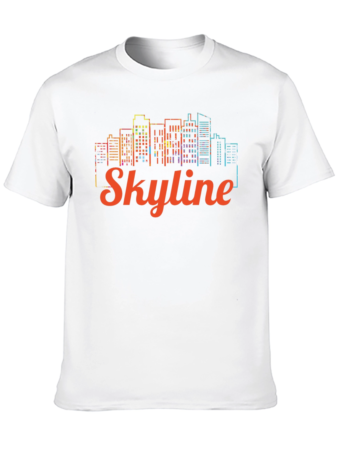 Colorful Skyline Graphic Tee