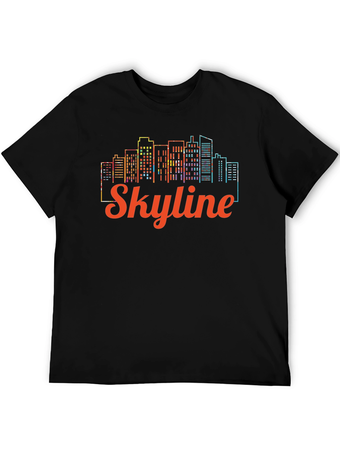 Colorful Skyline Graphic Tee