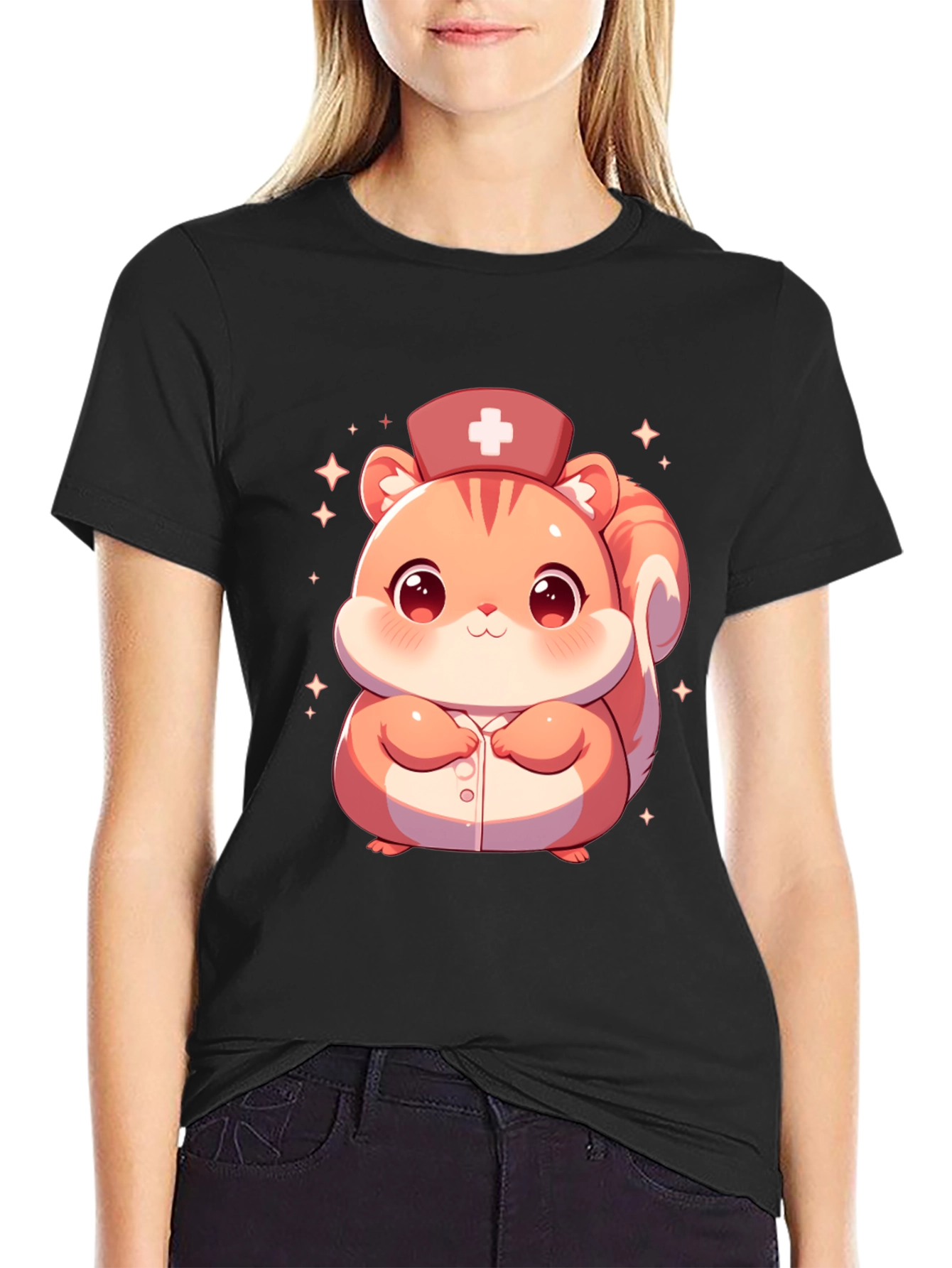 Cute Nurse Squirrel T-Shirt
