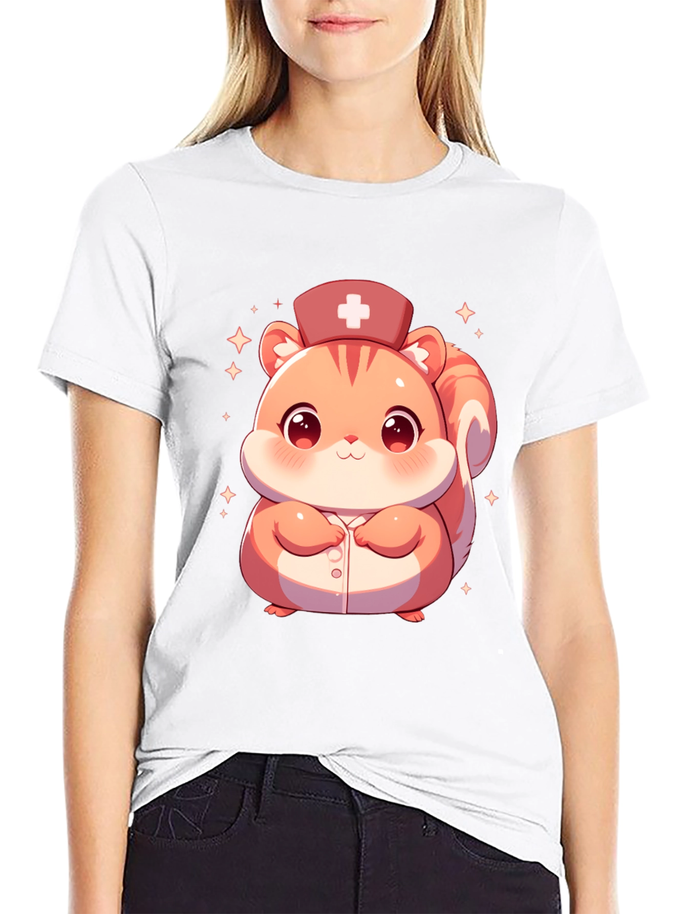 Cute Nurse Squirrel T-Shirt