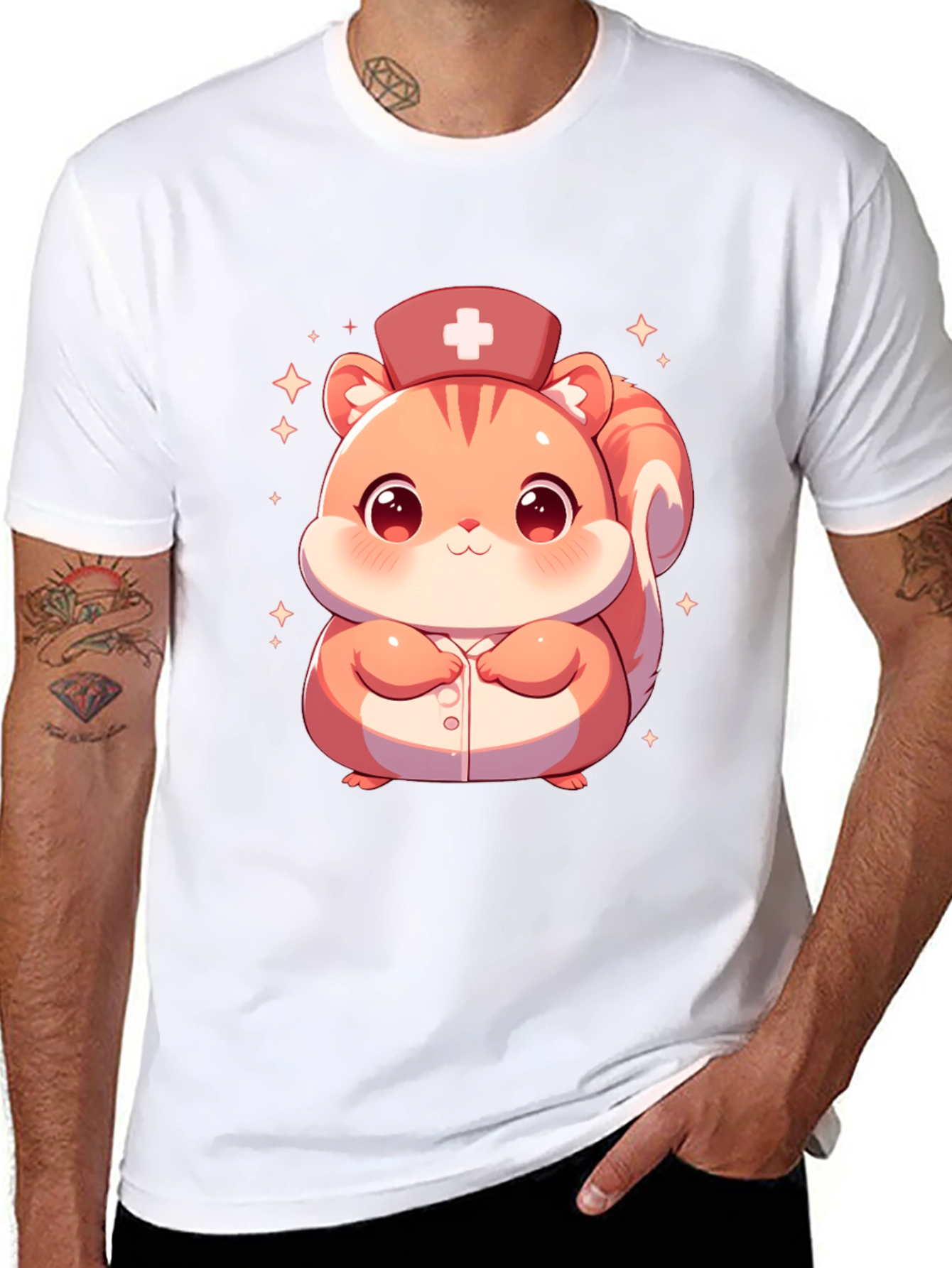 Cute Nurse Squirrel T-Shirt