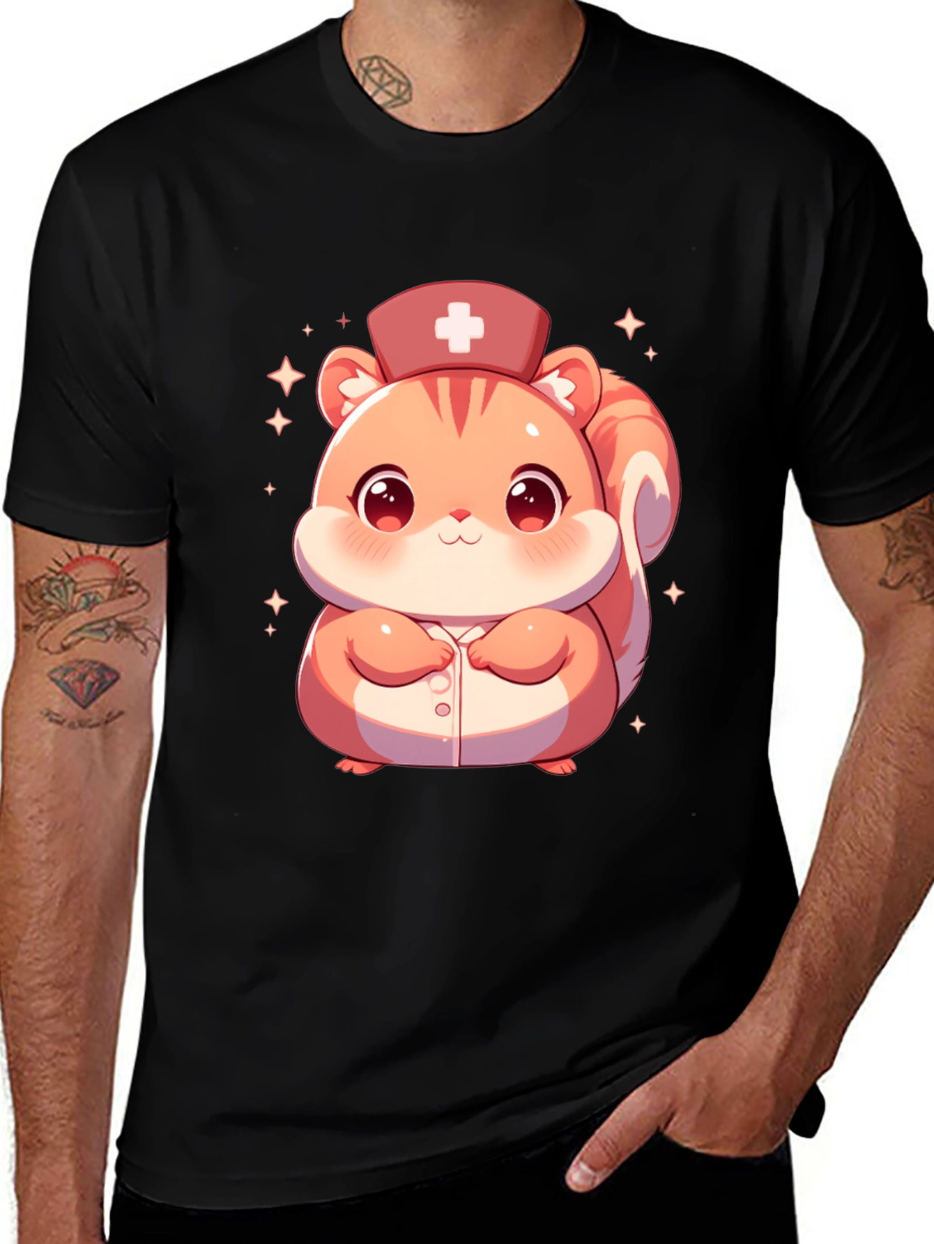 Cute Nurse Squirrel T-Shirt