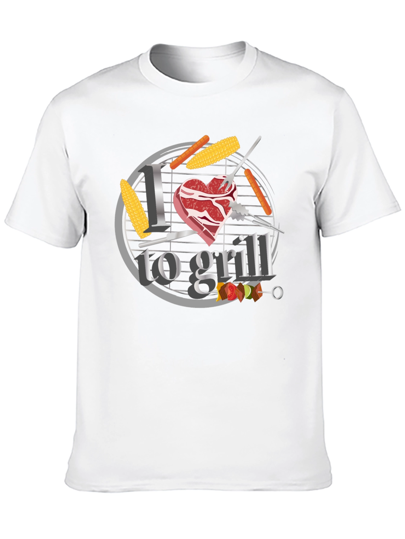 I Heart to Grill BBQ T-Shirt