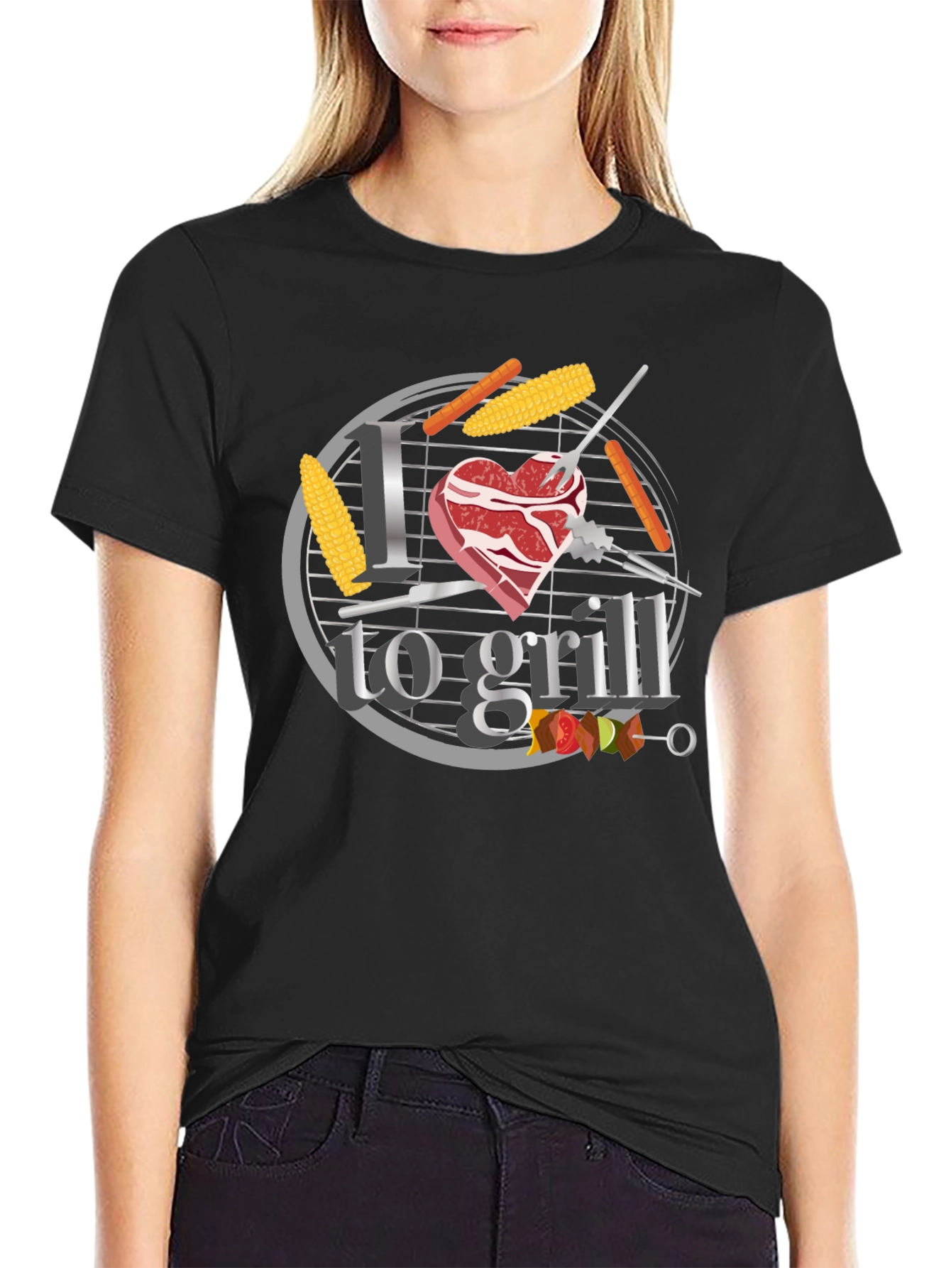 I Heart to Grill BBQ T-Shirt