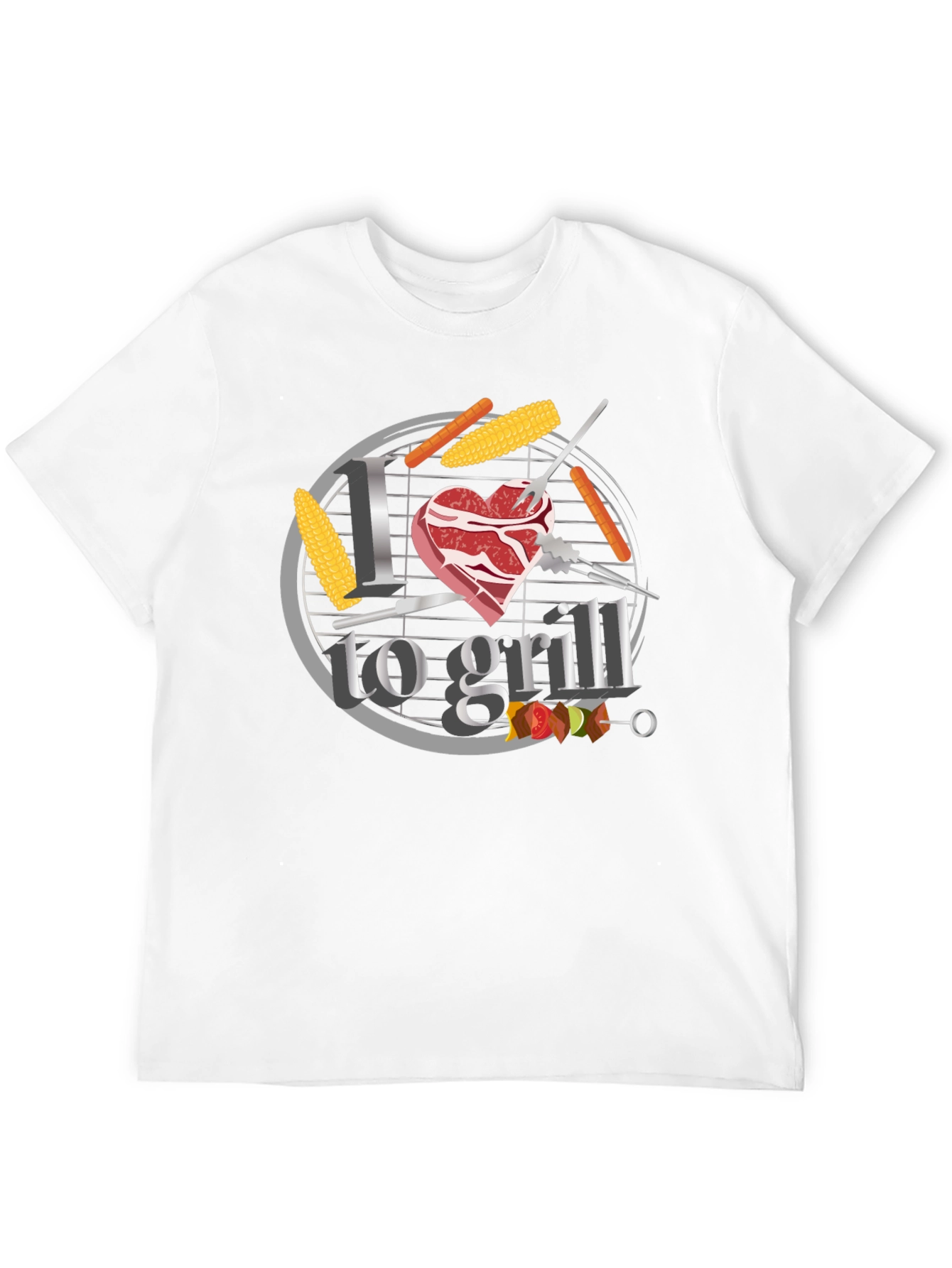 I Heart to Grill BBQ T-Shirt