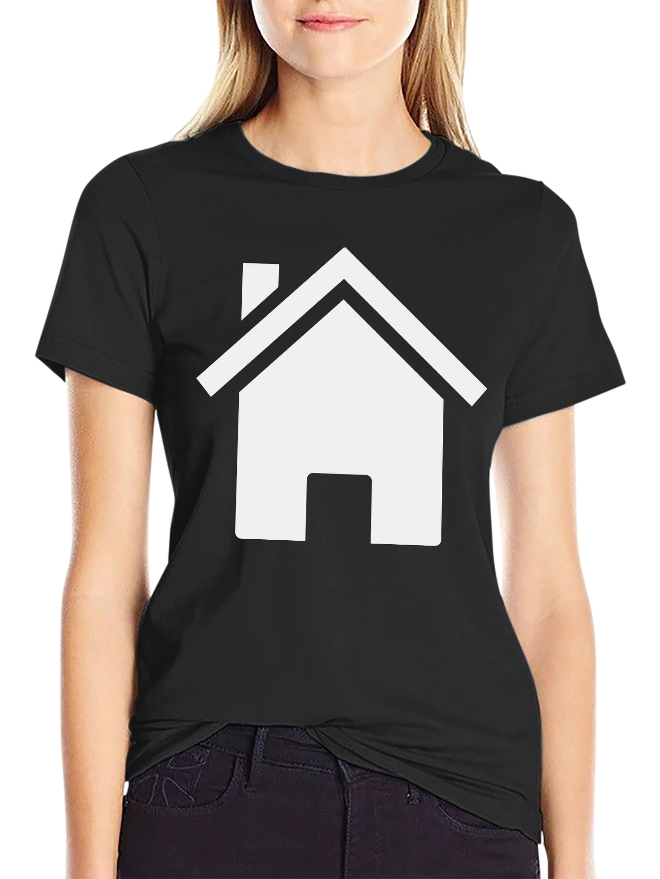 Home Icon Graphic Tee - Simple Comfort
