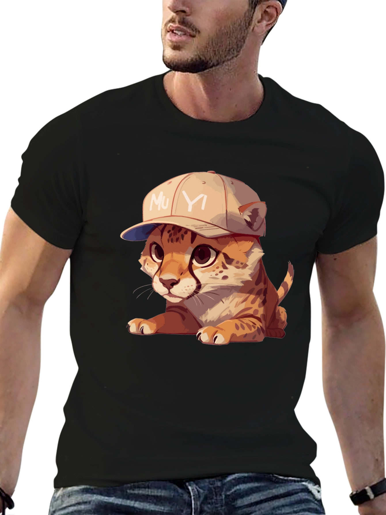 Cool Cub Tee: Cheetah in a Baseball Cap