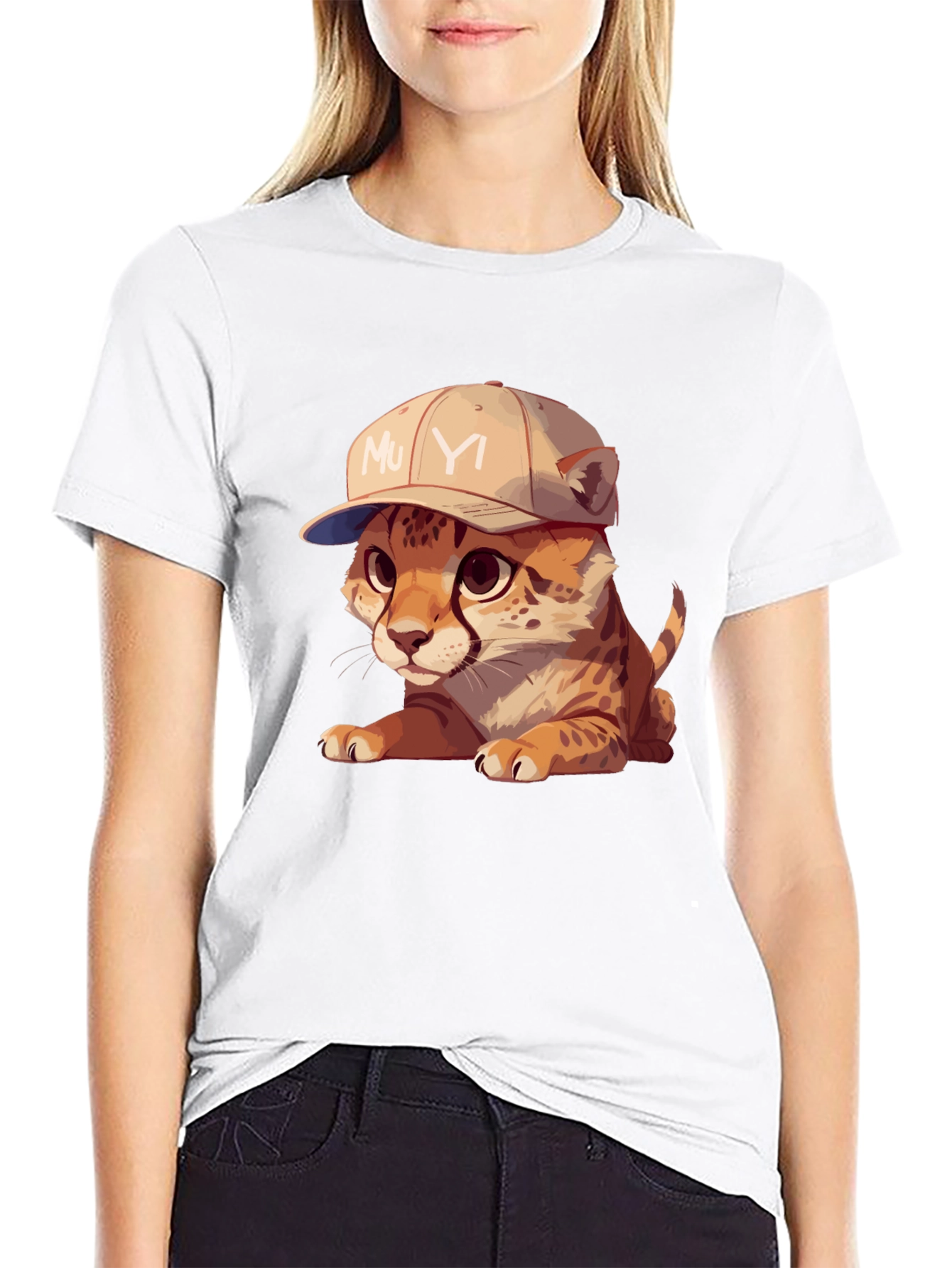 Cool Cub Tee: Cheetah in a Baseball Cap