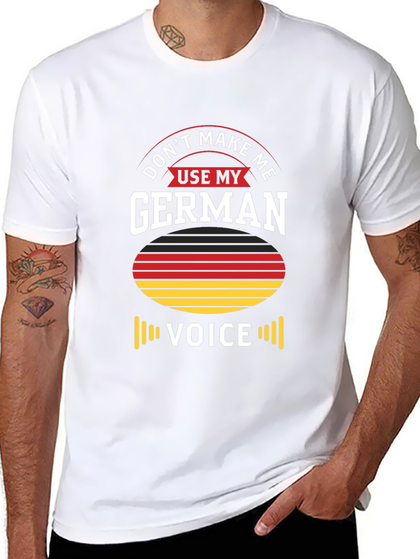 Dont Make Me Use My German Voice T-Shirt