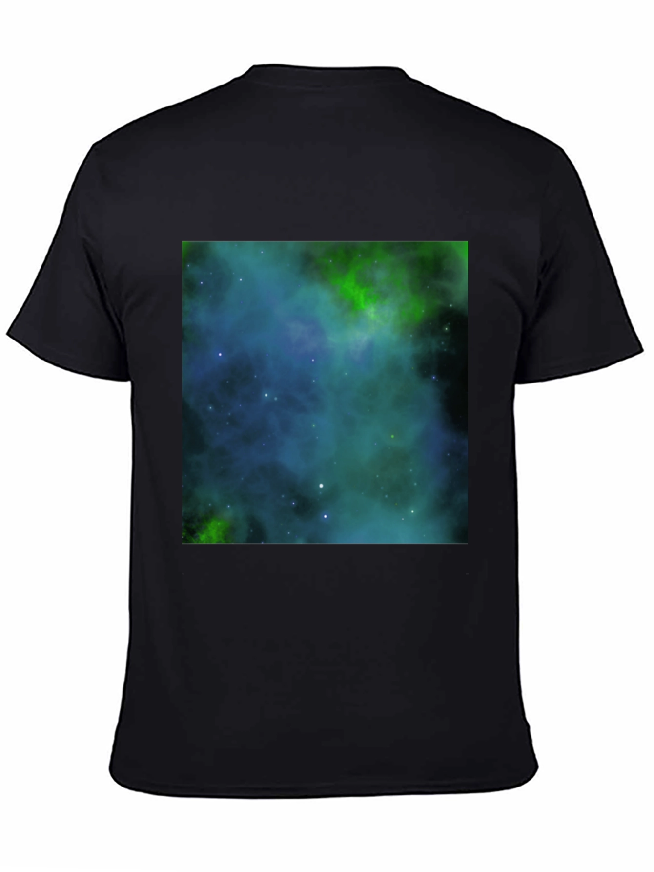 Nebula Print Black T-Shirt