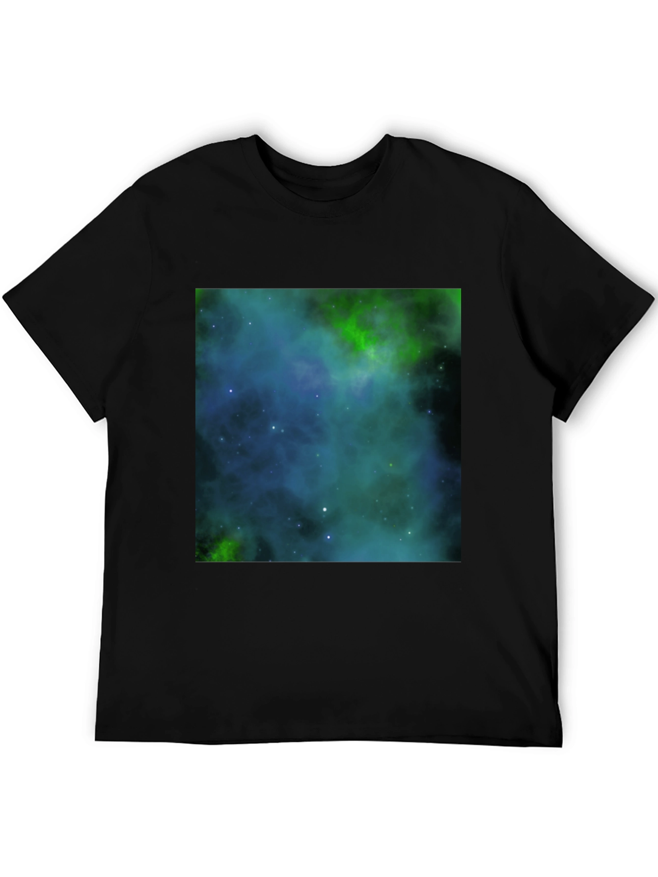 Nebula Print Black T-Shirt