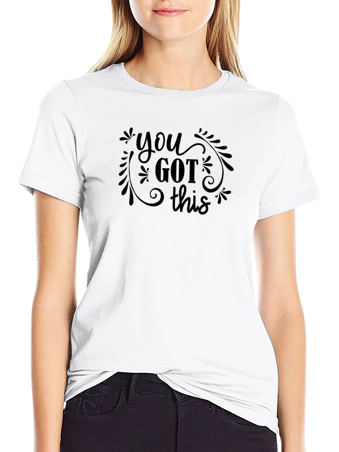 You Got This Graphic Tee - Motivational Black T-Shirt