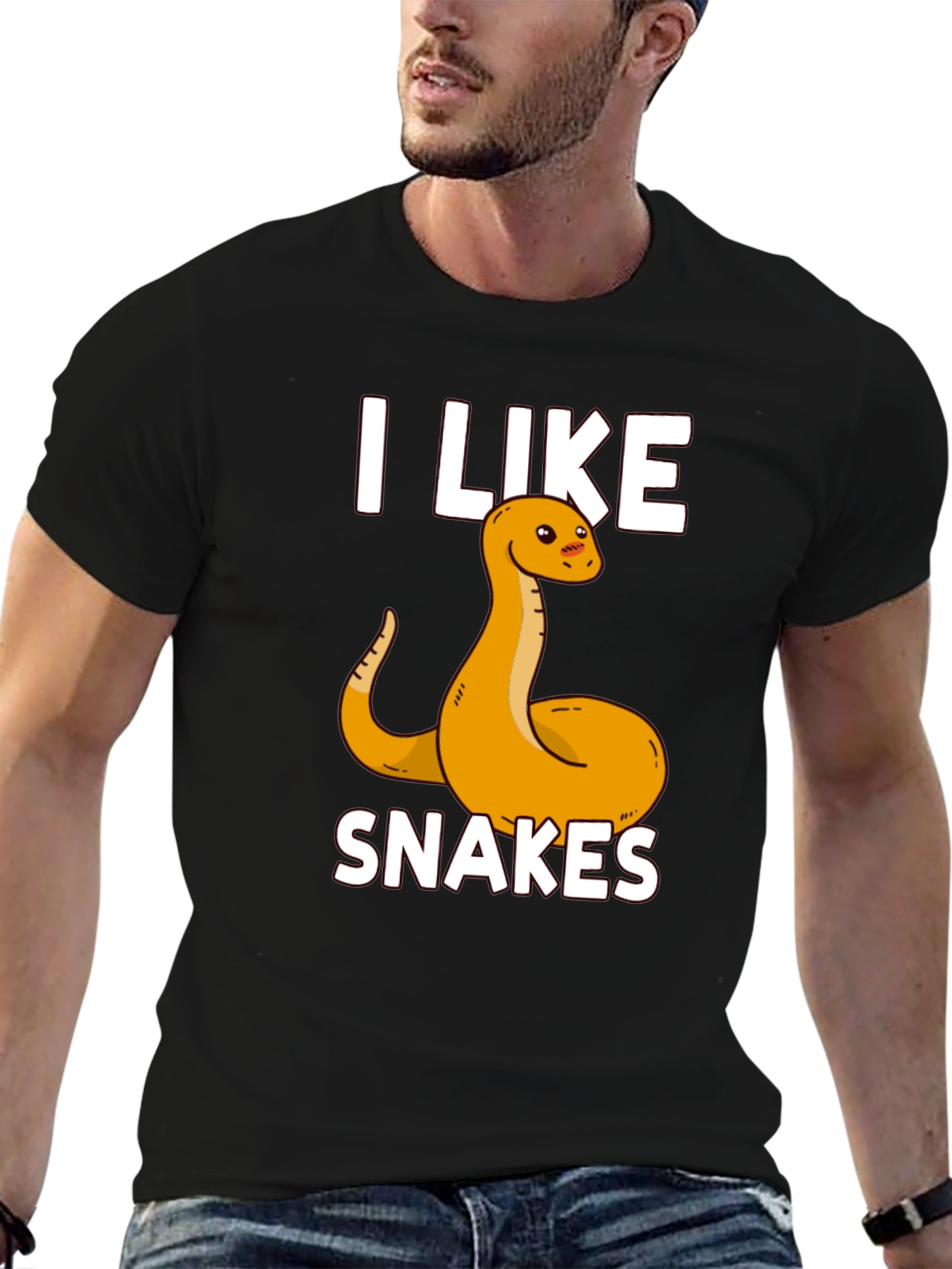 I Like Snakes T-Shirt - Funny Reptile Lover Tee