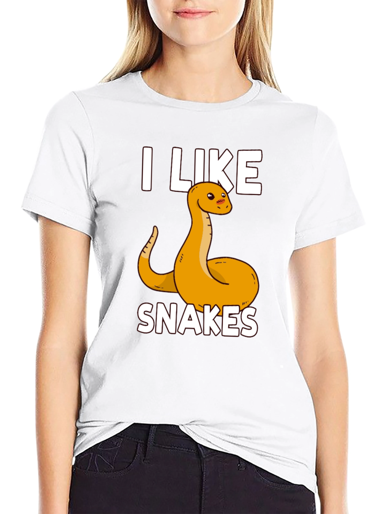 I Like Snakes T-Shirt - Funny Reptile Lover Tee