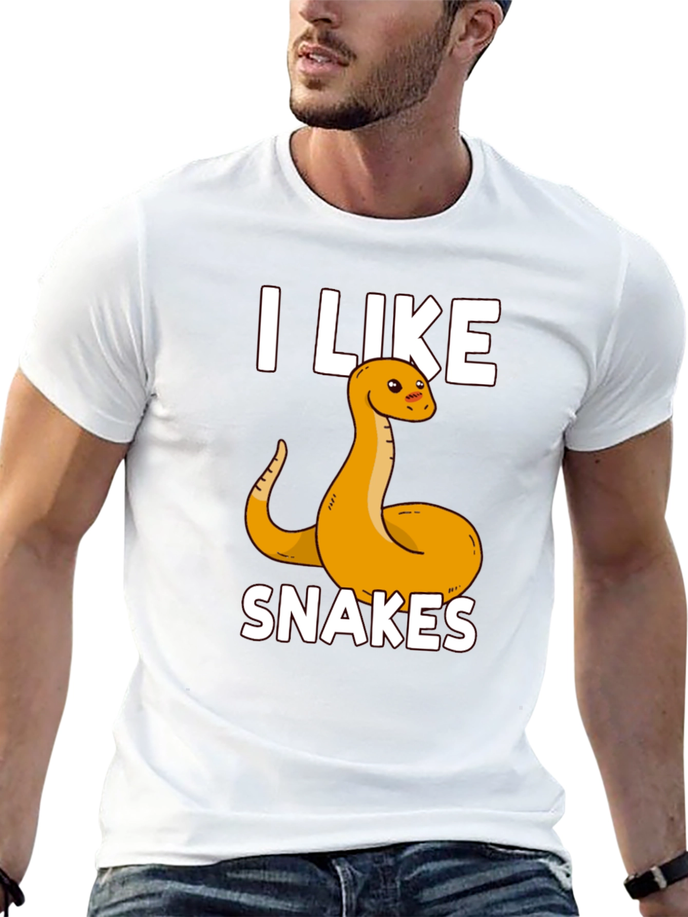 I Like Snakes T-Shirt - Funny Reptile Lover Tee