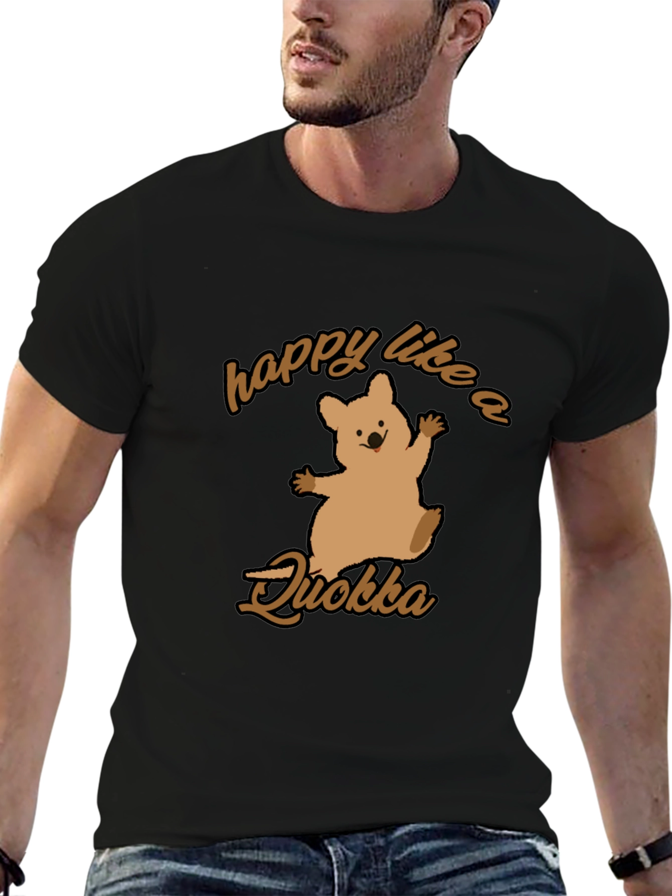 Happy Quokka T-Shirt - Cute Australian Animal Tee