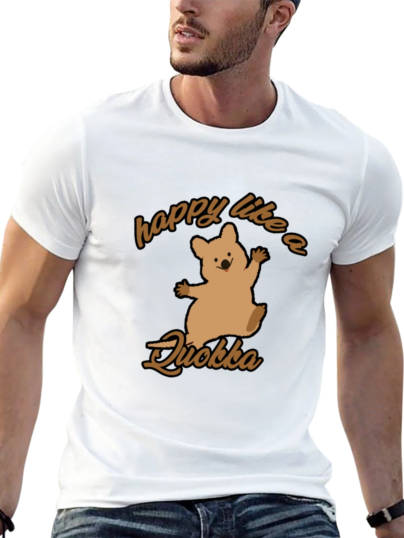 Happy Quokka T-Shirt - Cute Australian Animal Tee