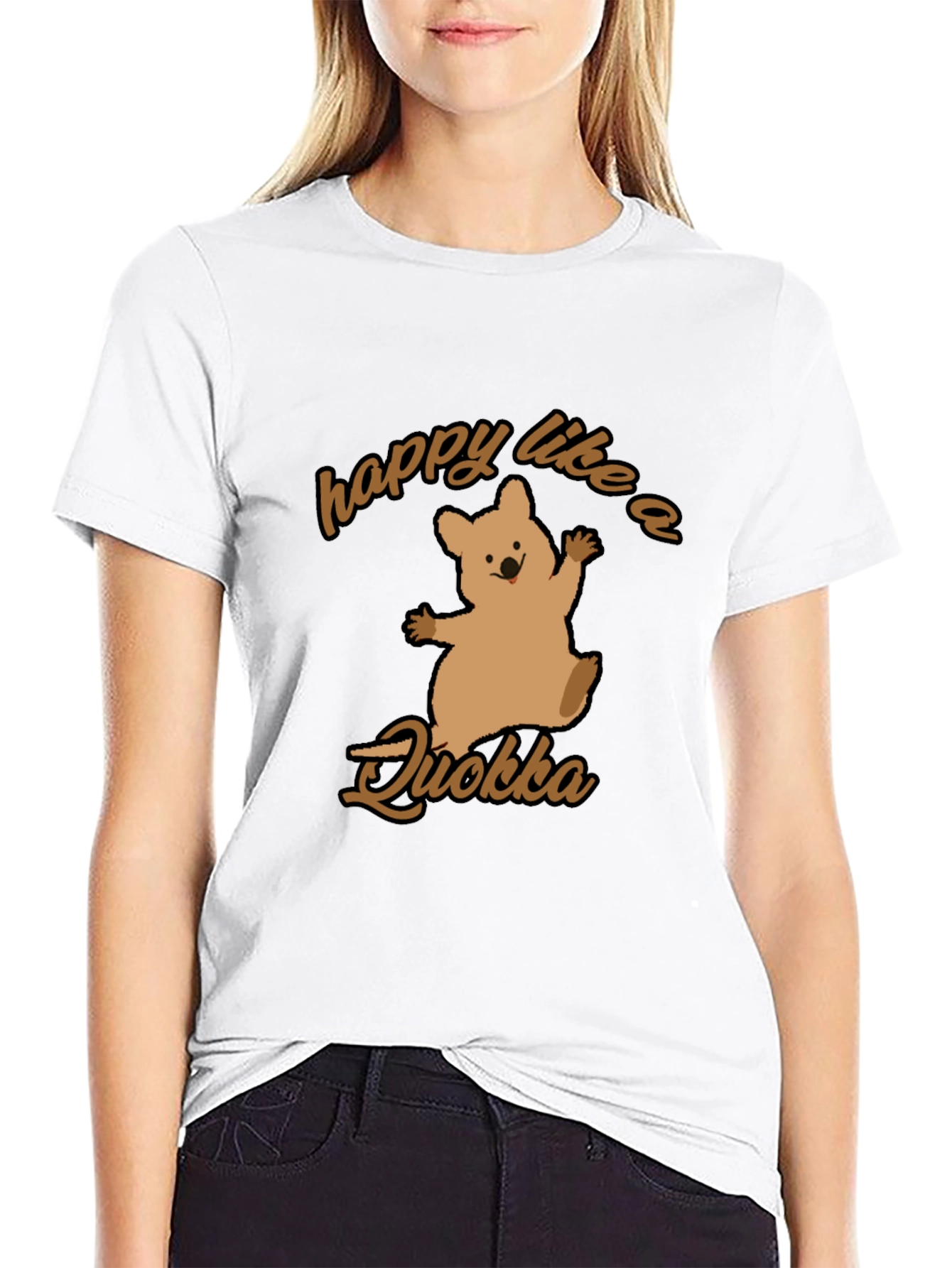 Happy Quokka T-Shirt - Cute Australian Animal Tee