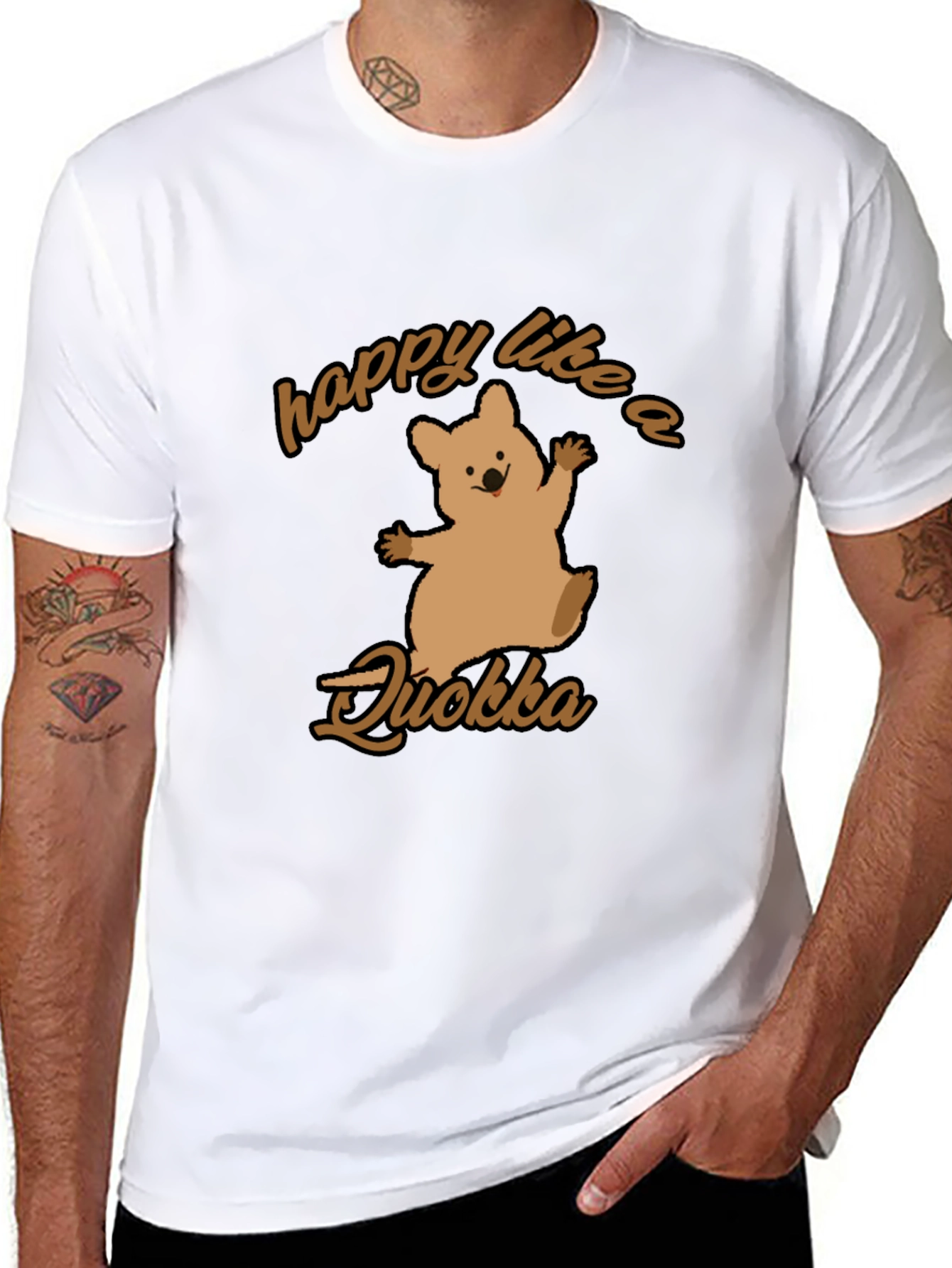 Happy Quokka T-Shirt - Cute Australian Animal Tee