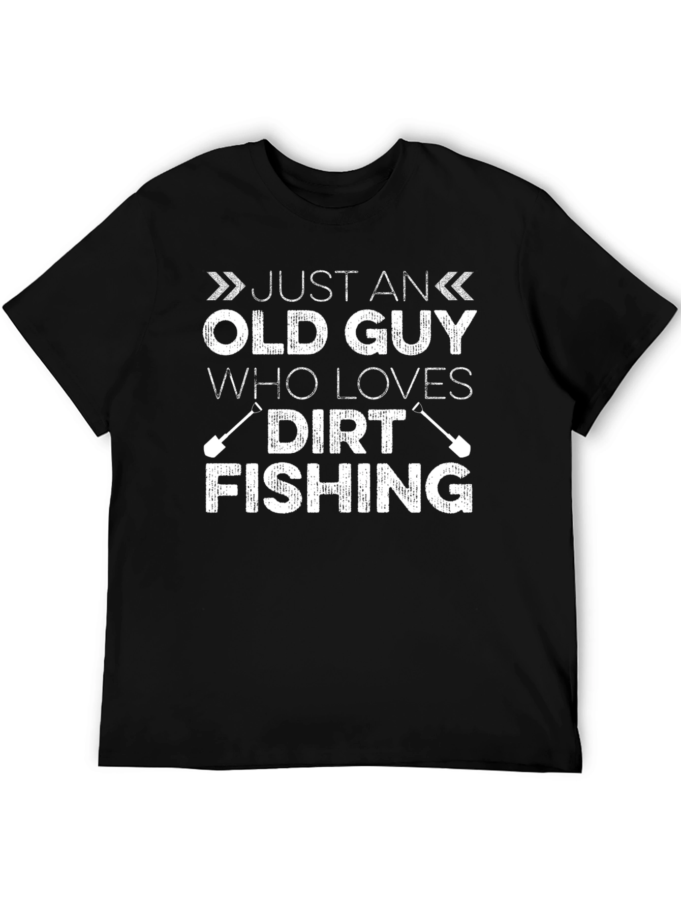 Funny Old Guy Dirt Fishing T-Shirt
