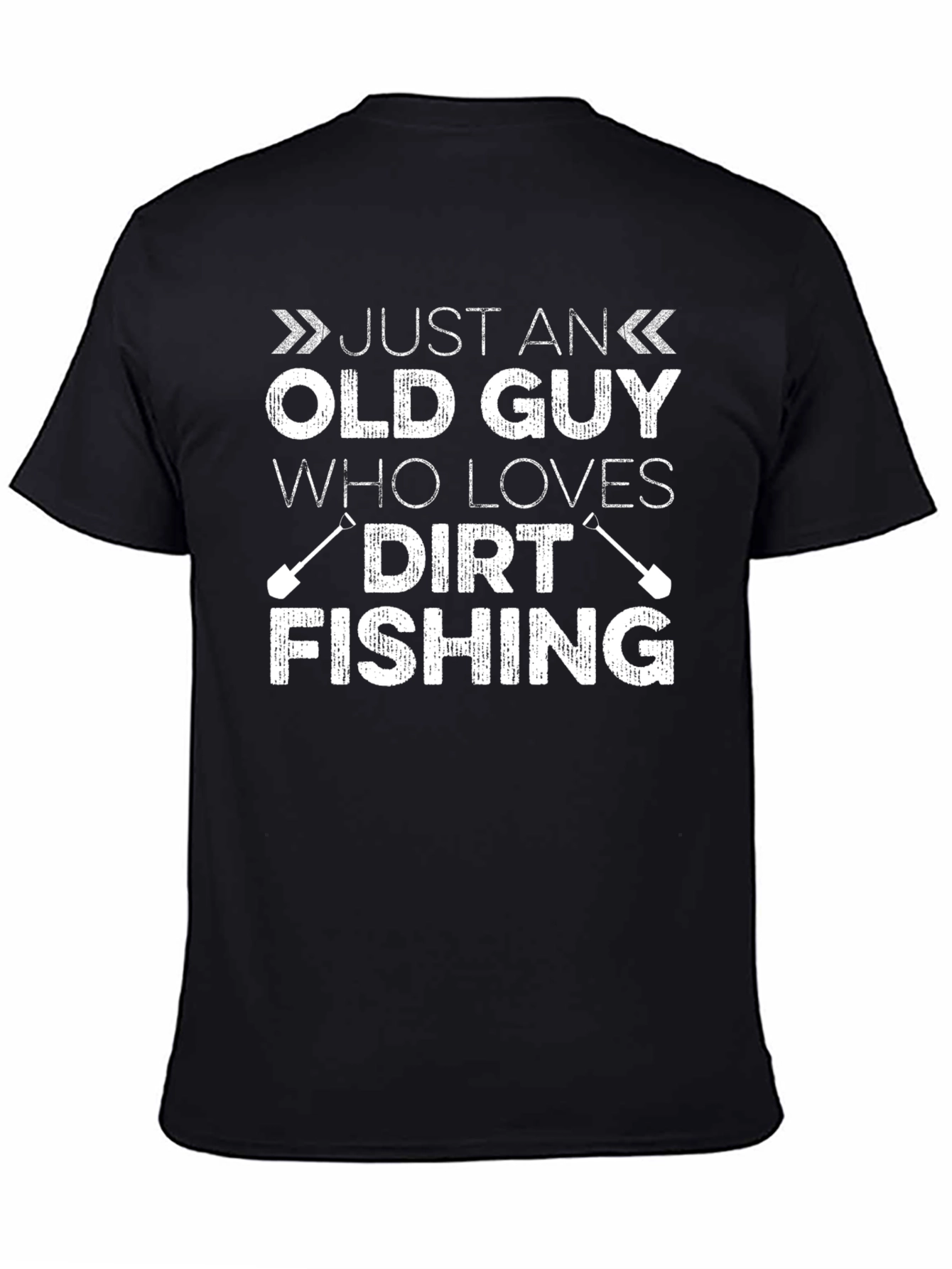 Funny Old Guy Dirt Fishing T-Shirt