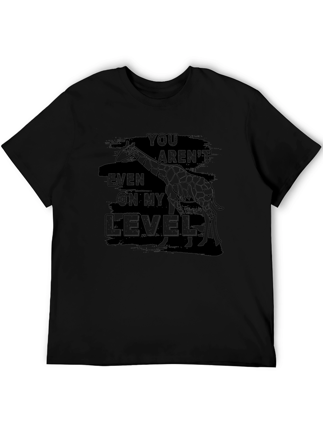 Giraffe Level T-Shirt - Funny Sarcastic Tee