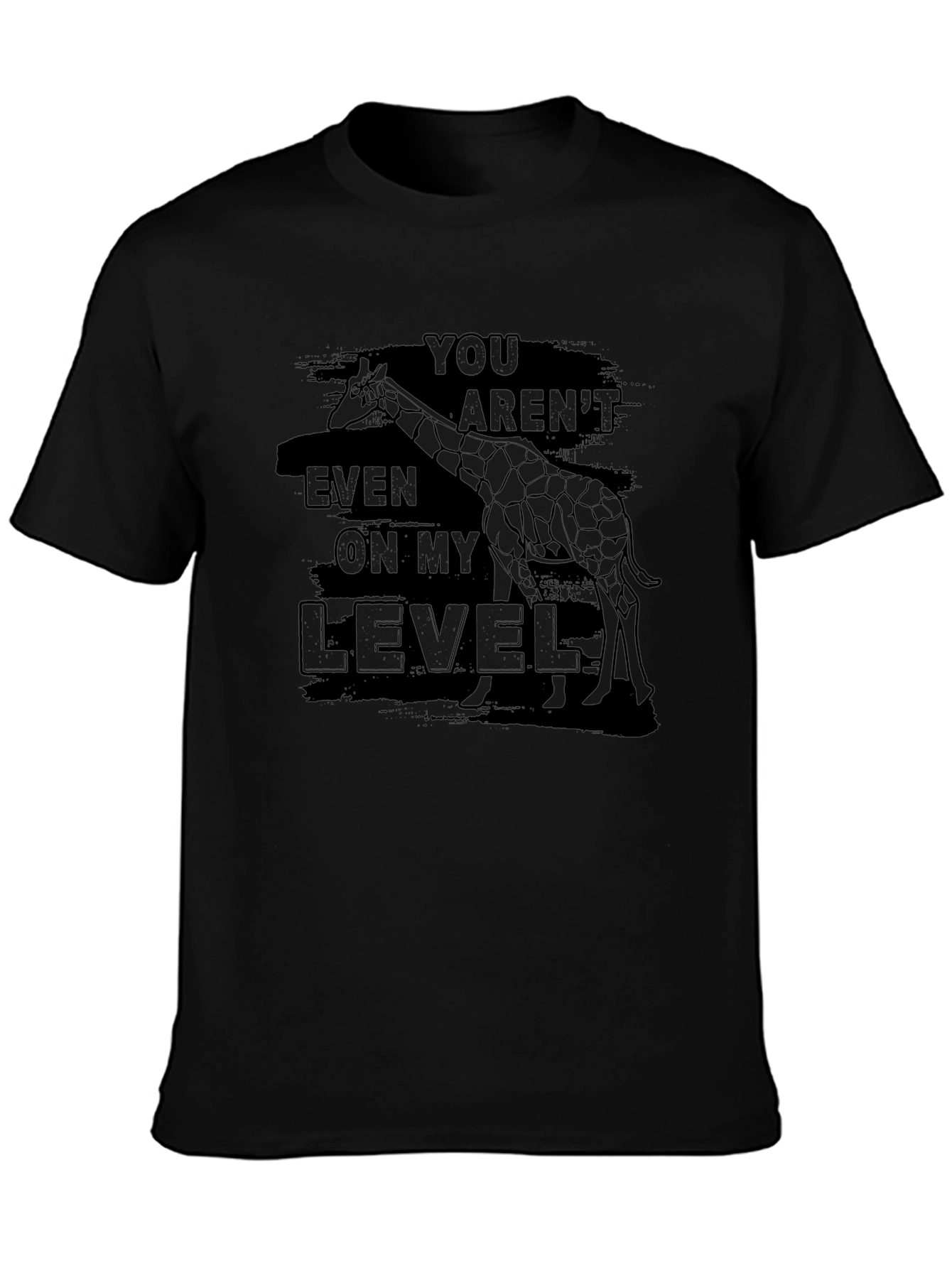 Giraffe Level T-Shirt - Funny Sarcastic Tee