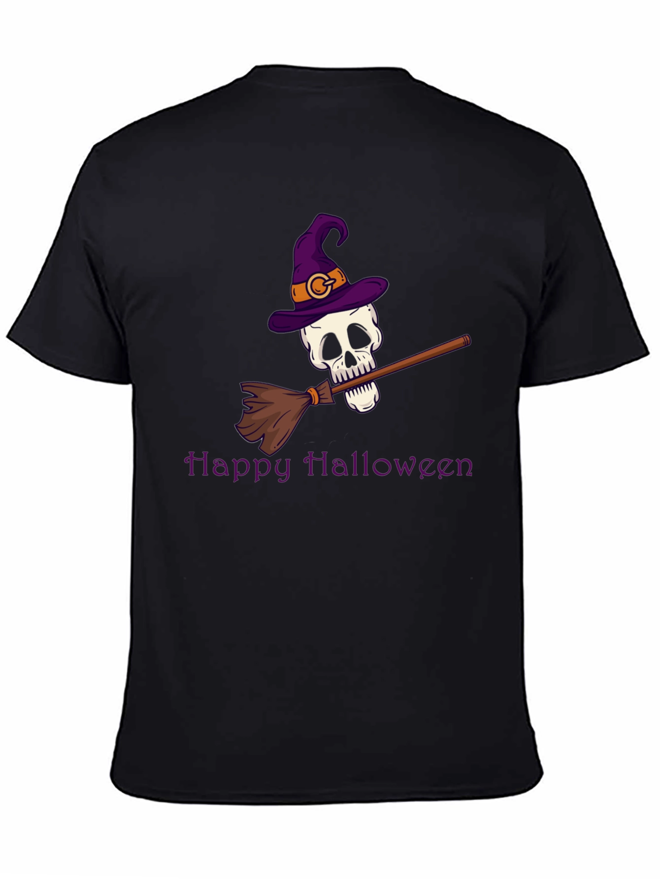 Happy Halloween Skull Witch T-Shirt