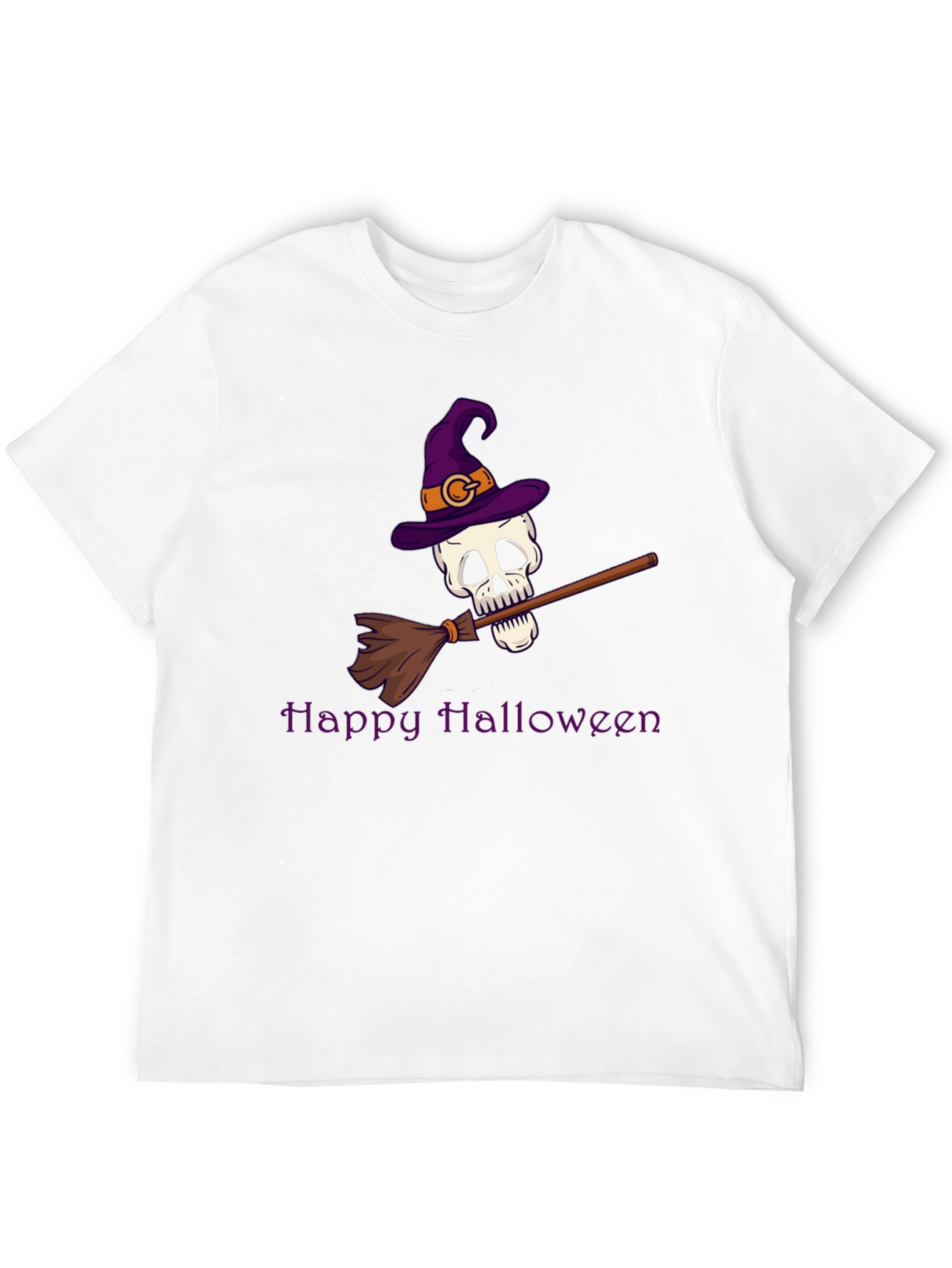 Happy Halloween Skull Witch T-Shirt