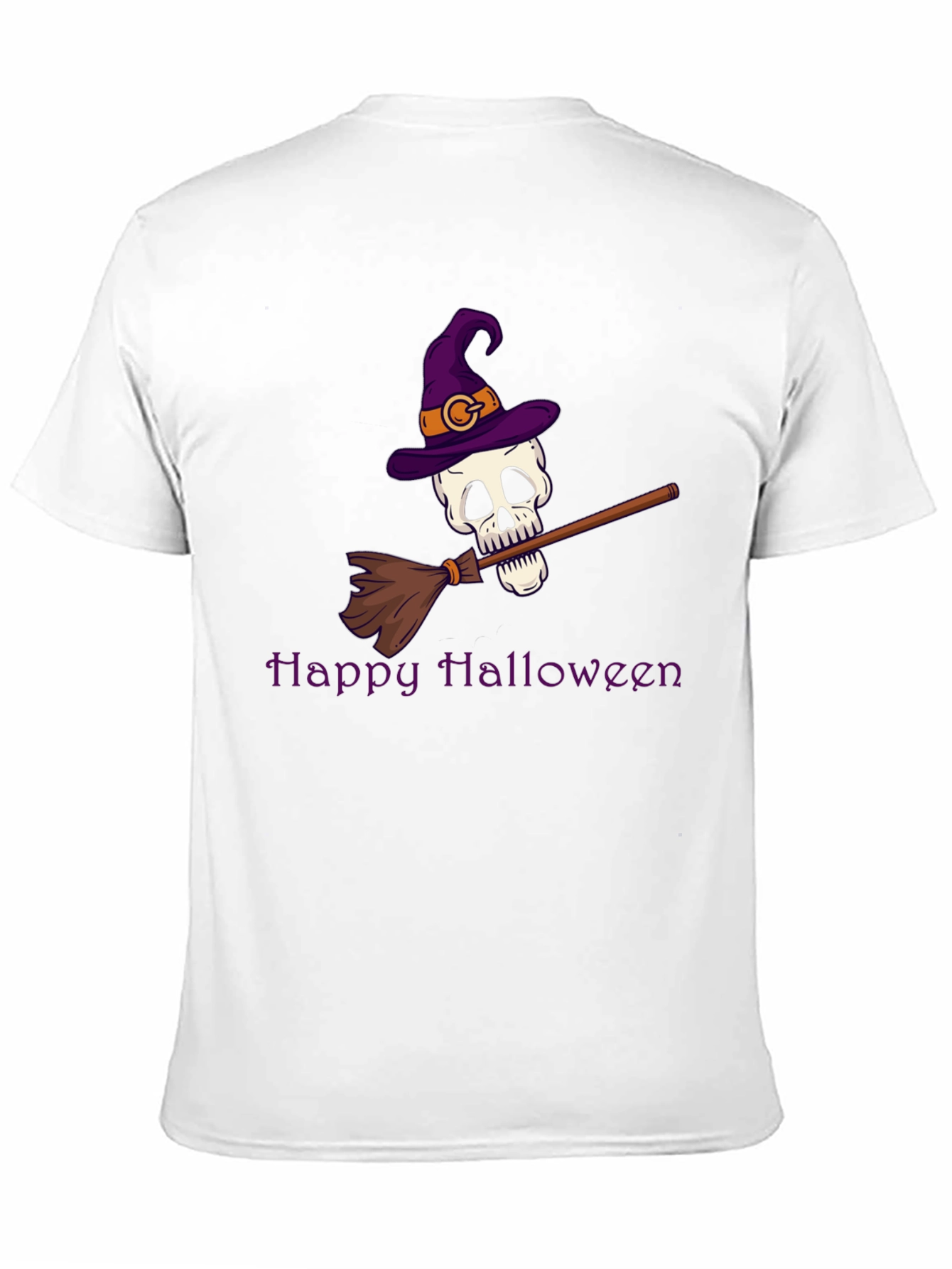Happy Halloween Skull Witch T-Shirt