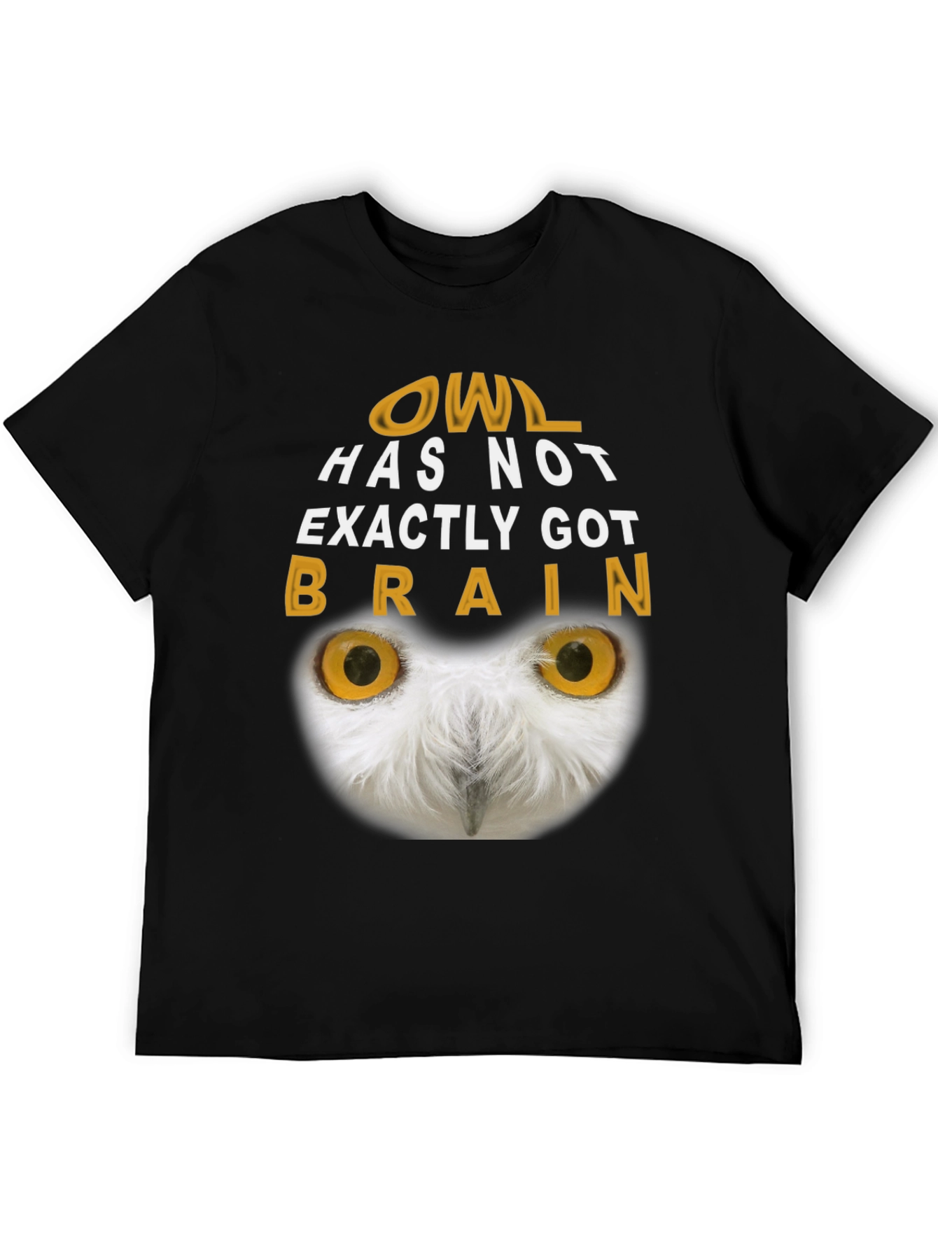 Owl Brain T-Shirt - Funny Graphic Tee