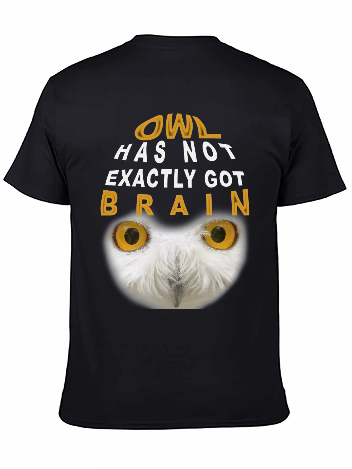 Owl Brain T-Shirt - Funny Graphic Tee