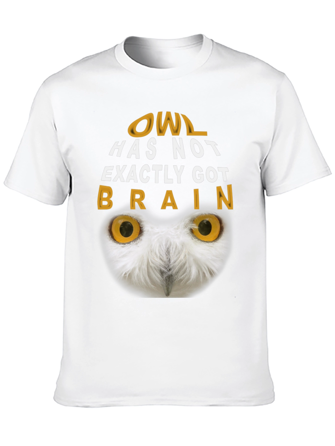Owl Brain T-Shirt - Funny Graphic Tee