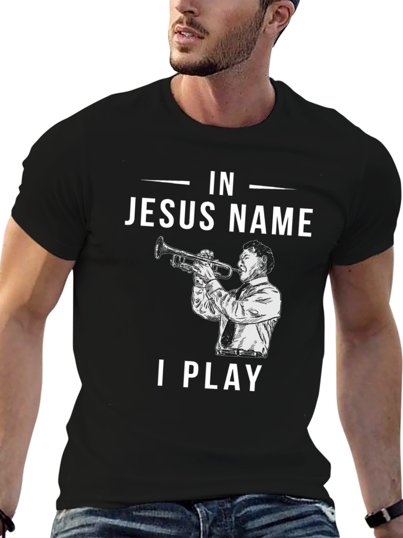 In Jesus Name I Play T-Shirt