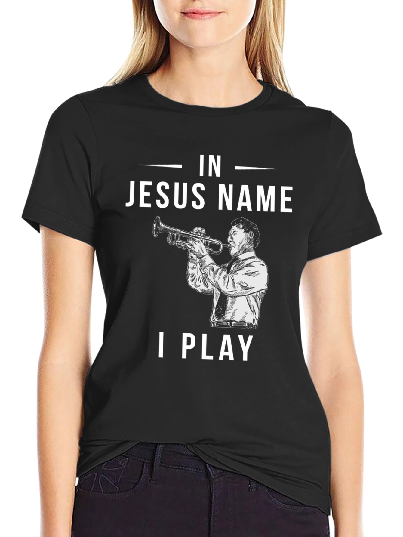 In Jesus Name I Play T-Shirt