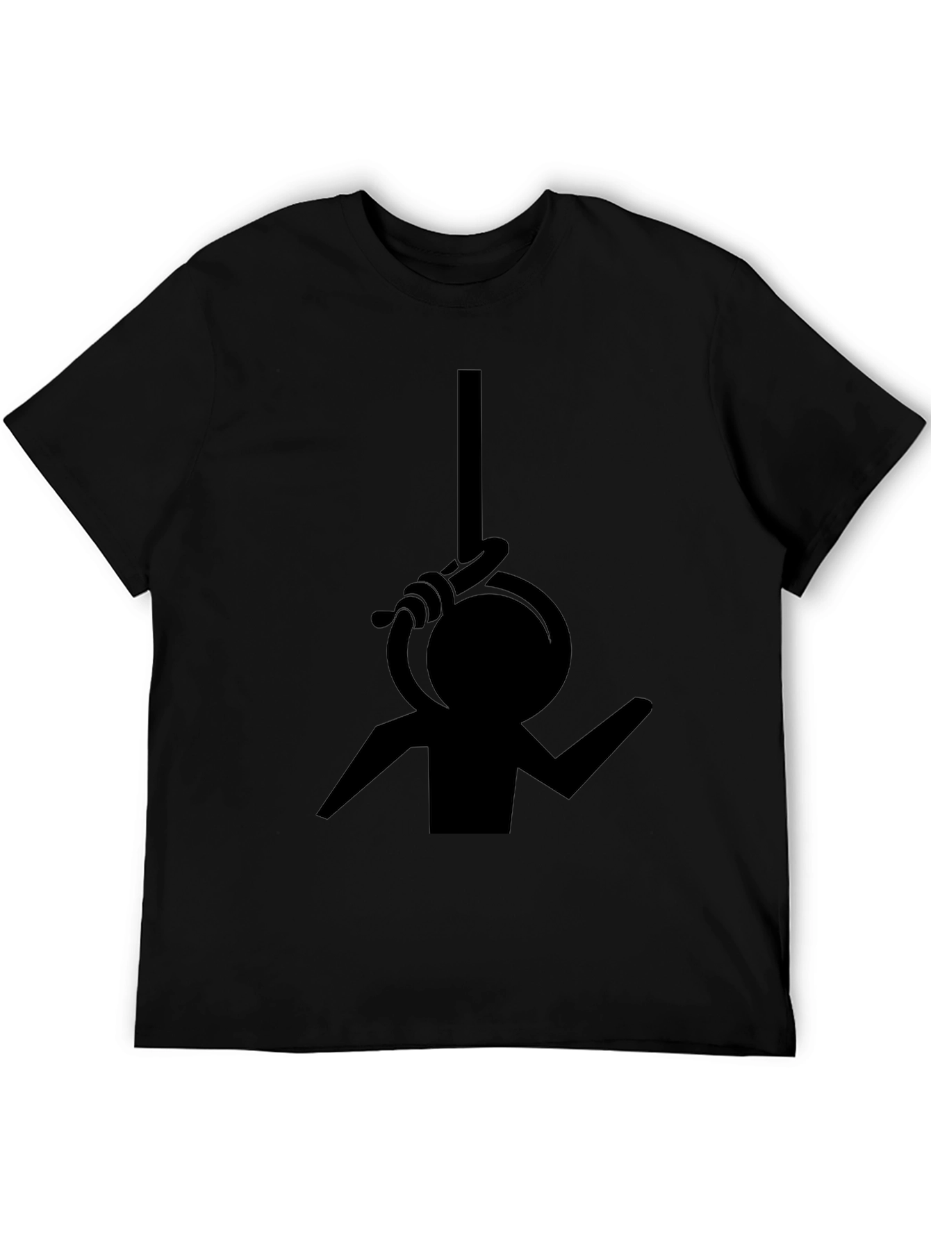 Humorous Dark Humor Stick Figure Graphic Tee