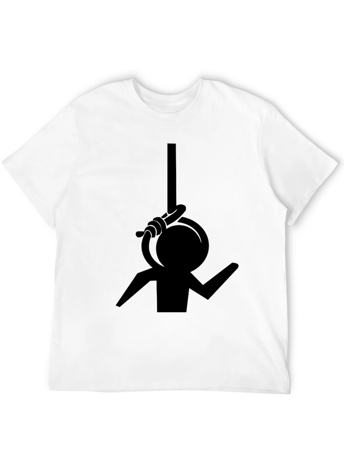 Humorous Dark Humor Stick Figure Graphic Tee