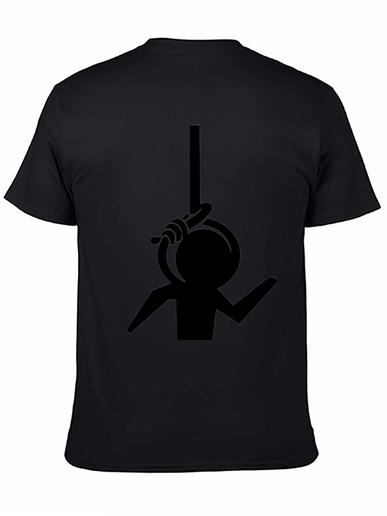Humorous Dark Humor Stick Figure Graphic Tee