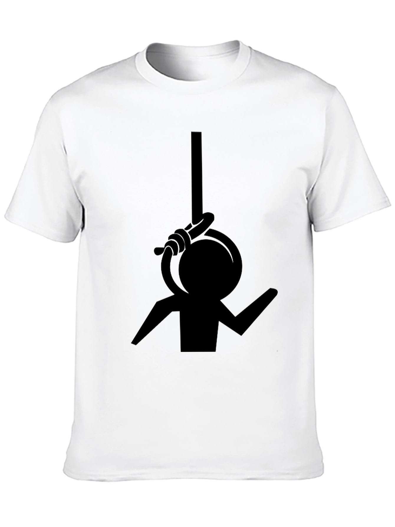 Humorous Dark Humor Stick Figure Graphic Tee