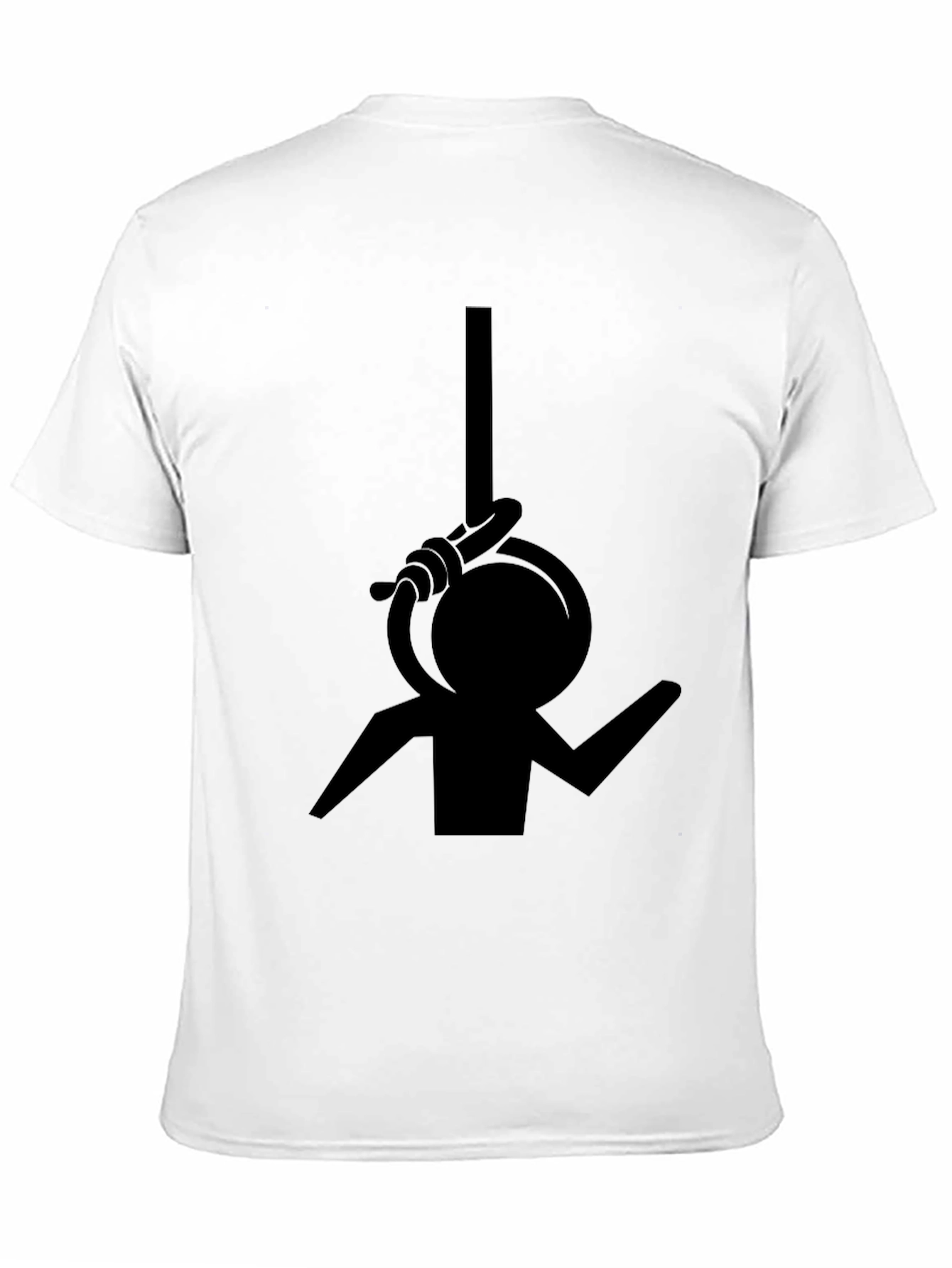 Humorous Dark Humor Stick Figure Graphic Tee