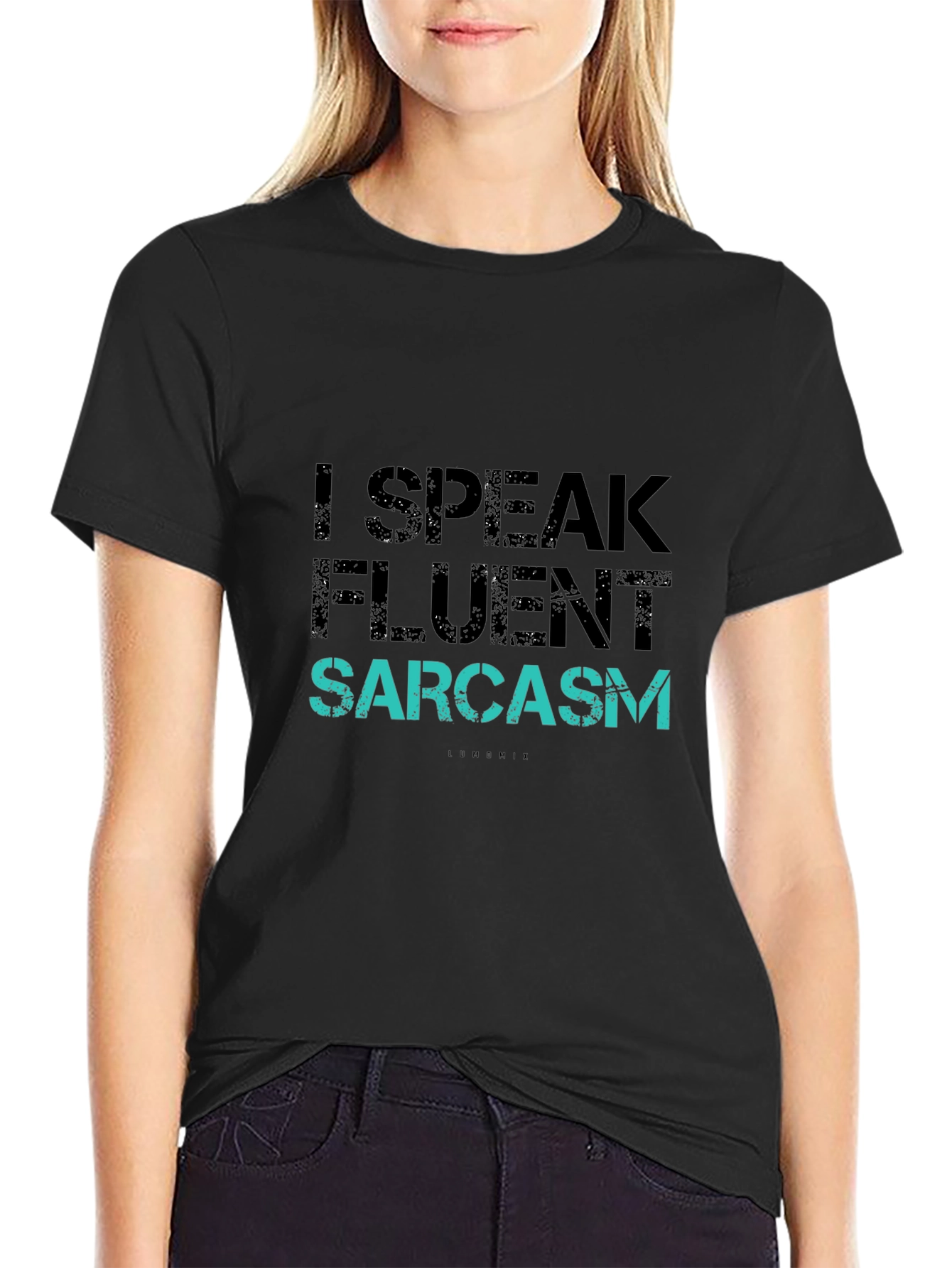 Funny I Speak Fluent Sarcasm Graphic T-Shirt