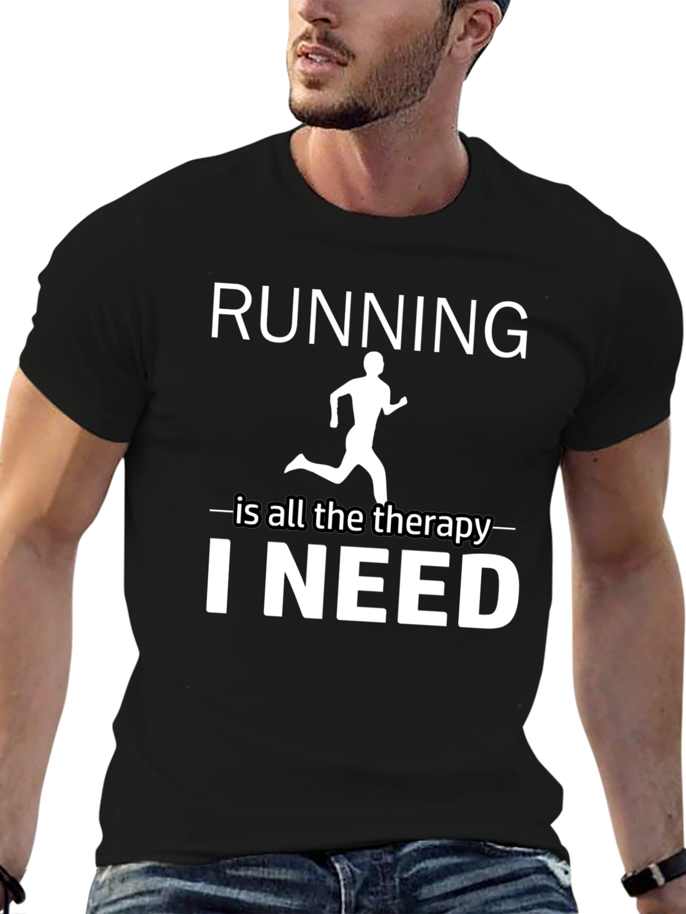 Running is Therapy T-Shirt - Unisex Athletic Apparel