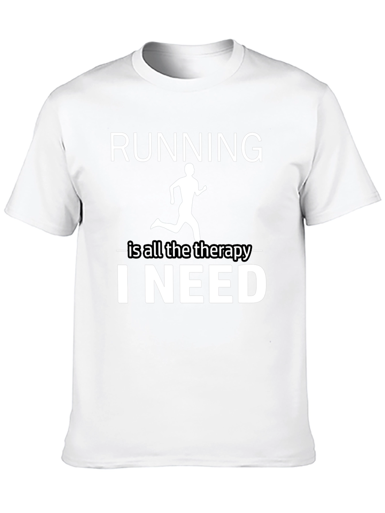 Running is Therapy T-Shirt - Unisex Athletic Apparel