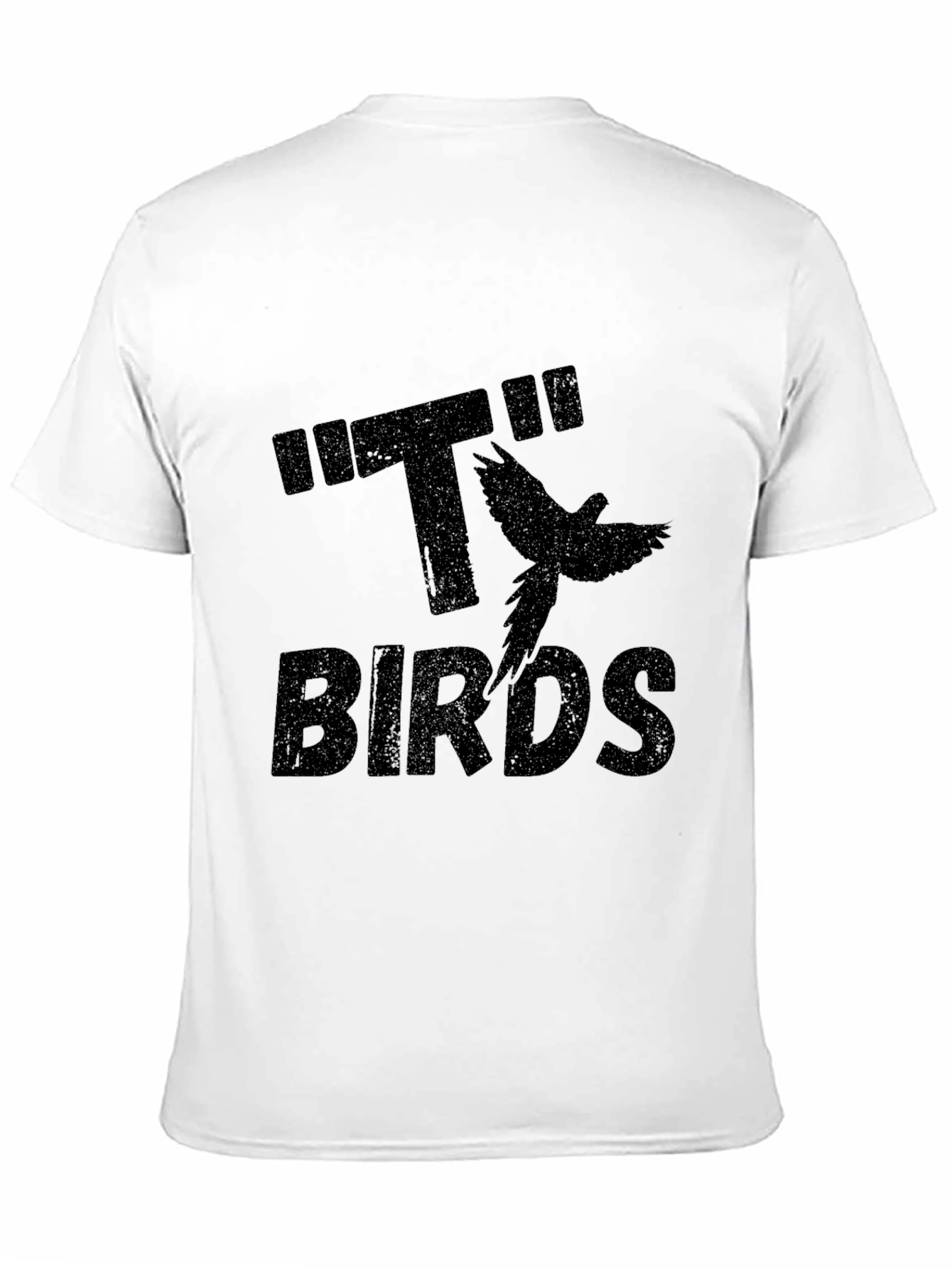 Birds Graphic T-Shirt - Black