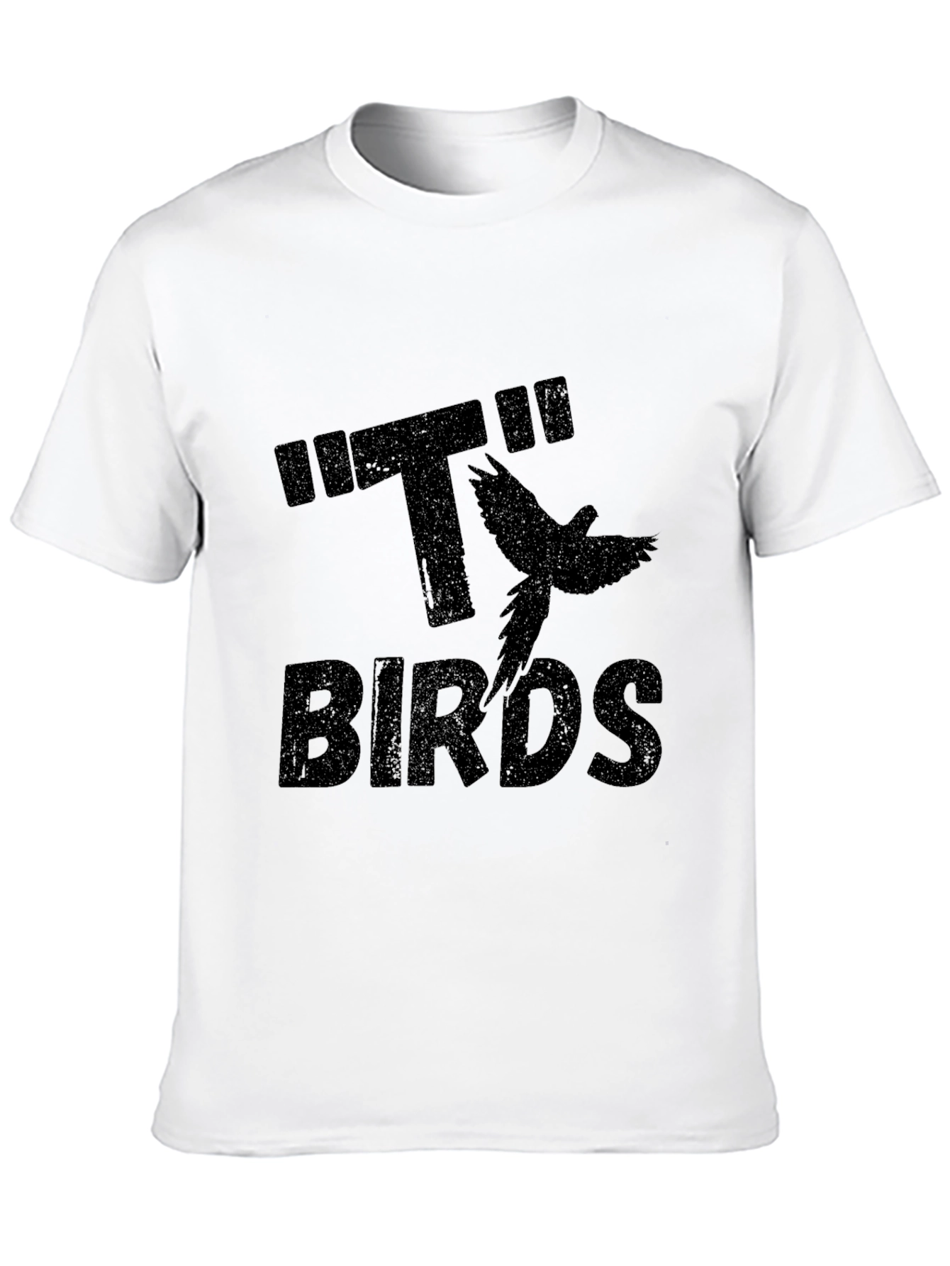 Birds Graphic T-Shirt - Black