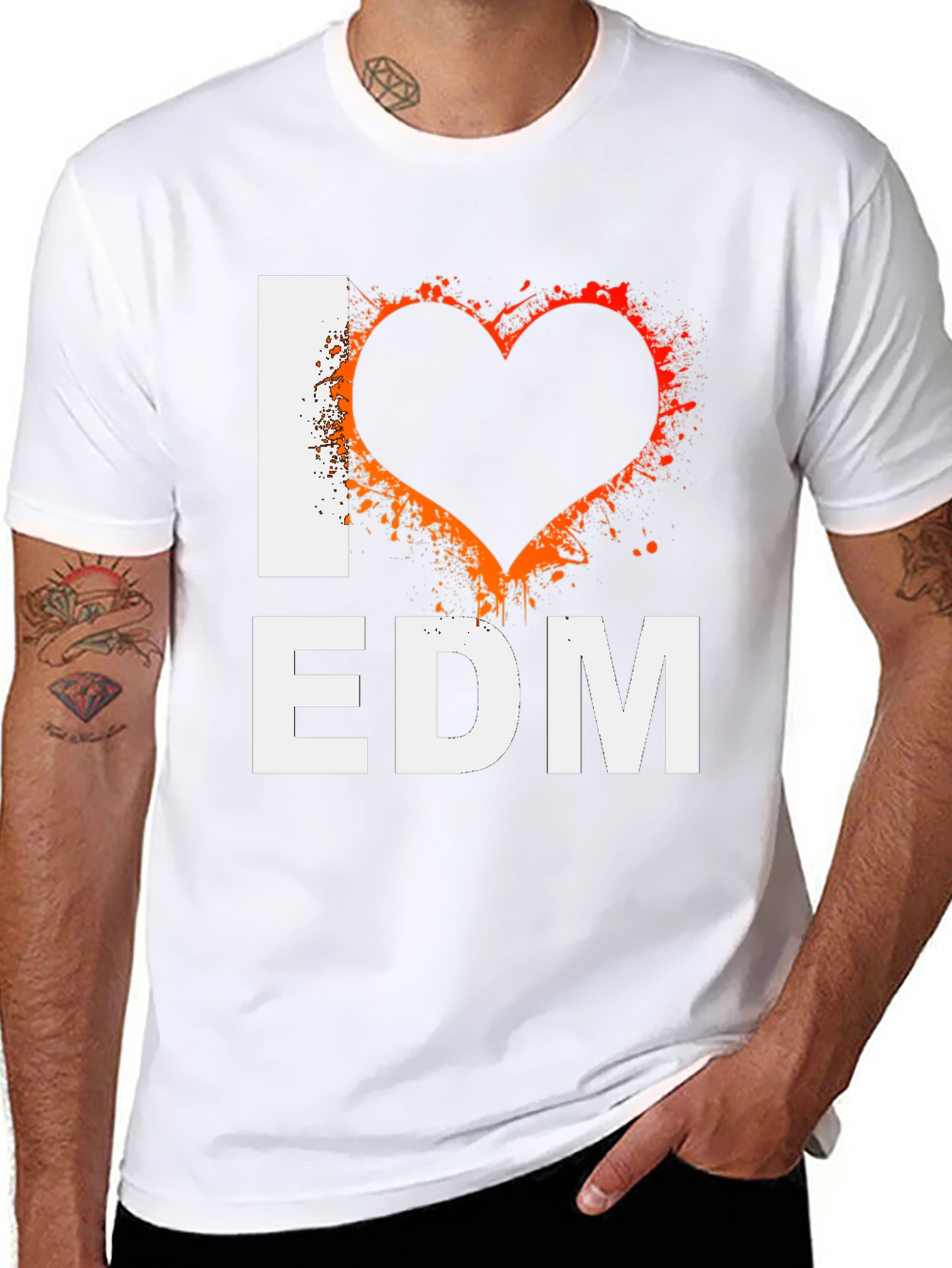 I Heart EDM Graphic T-Shirt