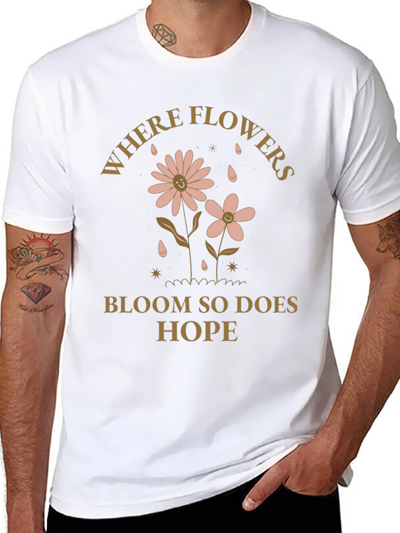 Where Flowers Bloom Hope Tee - Positive Vibes Shirt